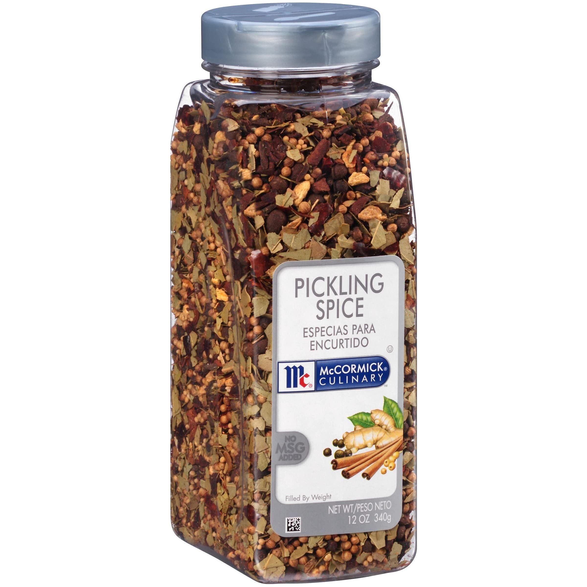 McCormick Culinary Pickling Spice, 12 oz - Premium Blend for Perfect Pickles, Meats, and More, Ideal for Chefs and Culinary Creations - McCormick Culinary