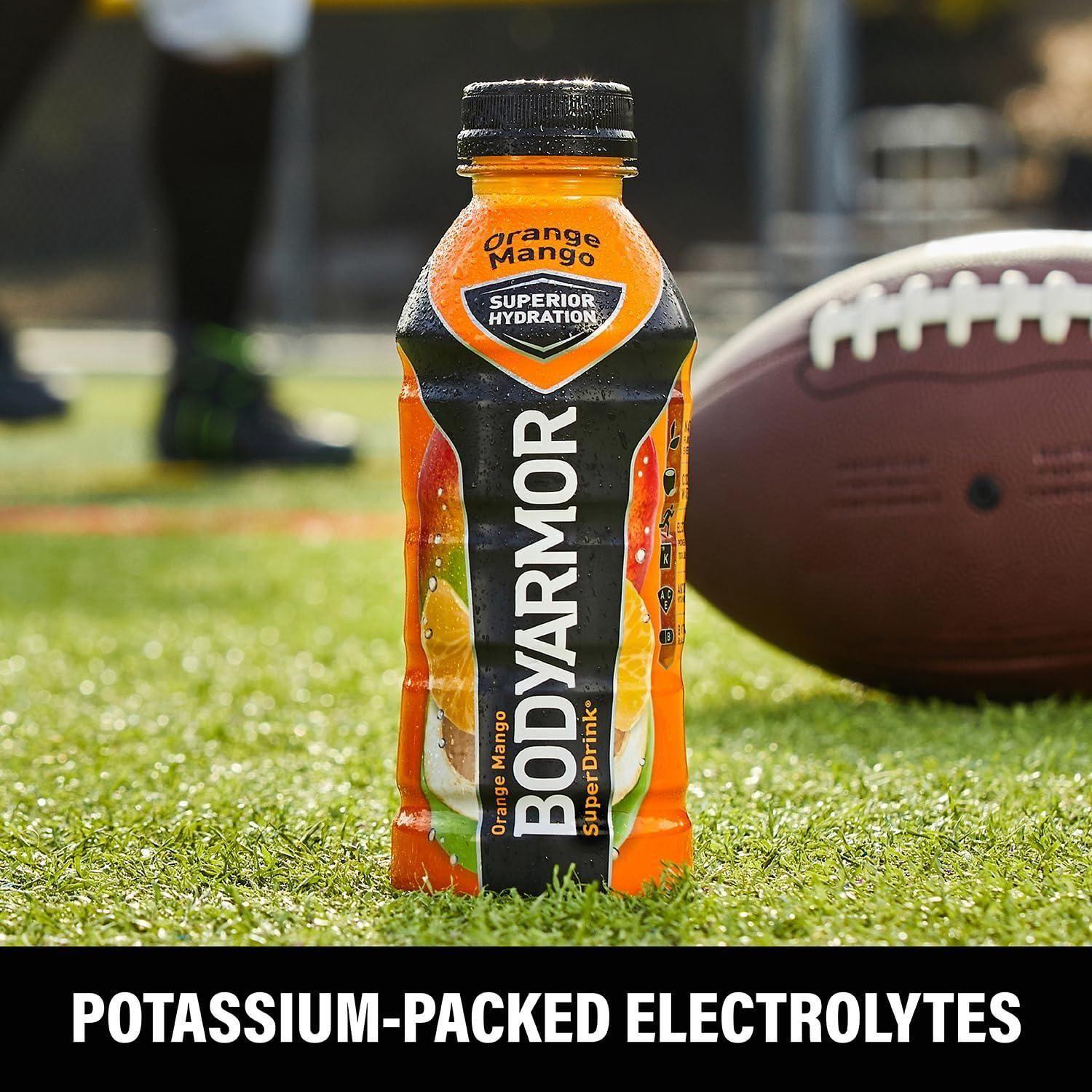 BODYARMOR Hydration Sports Drink - Orange Mango Flavor, 12 Fl Oz (Pack of 8) - BODYARMOR