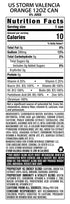 STORM Valencia Orange Energy Drink, 12 fl oz, 12 Pack