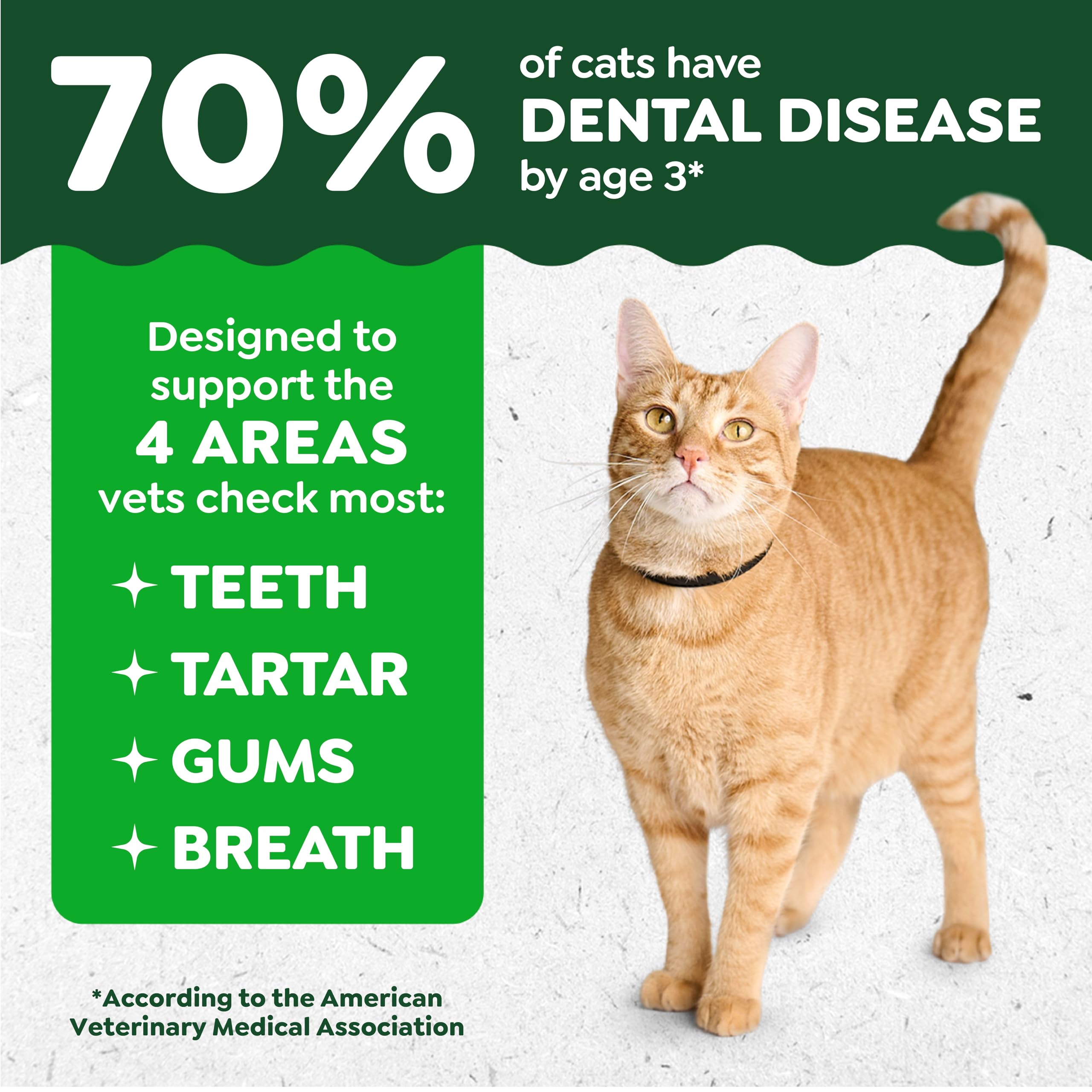 GREENIES Feline Veterinarian-Recommended Adult Natural Denta, 9.75 OZ
