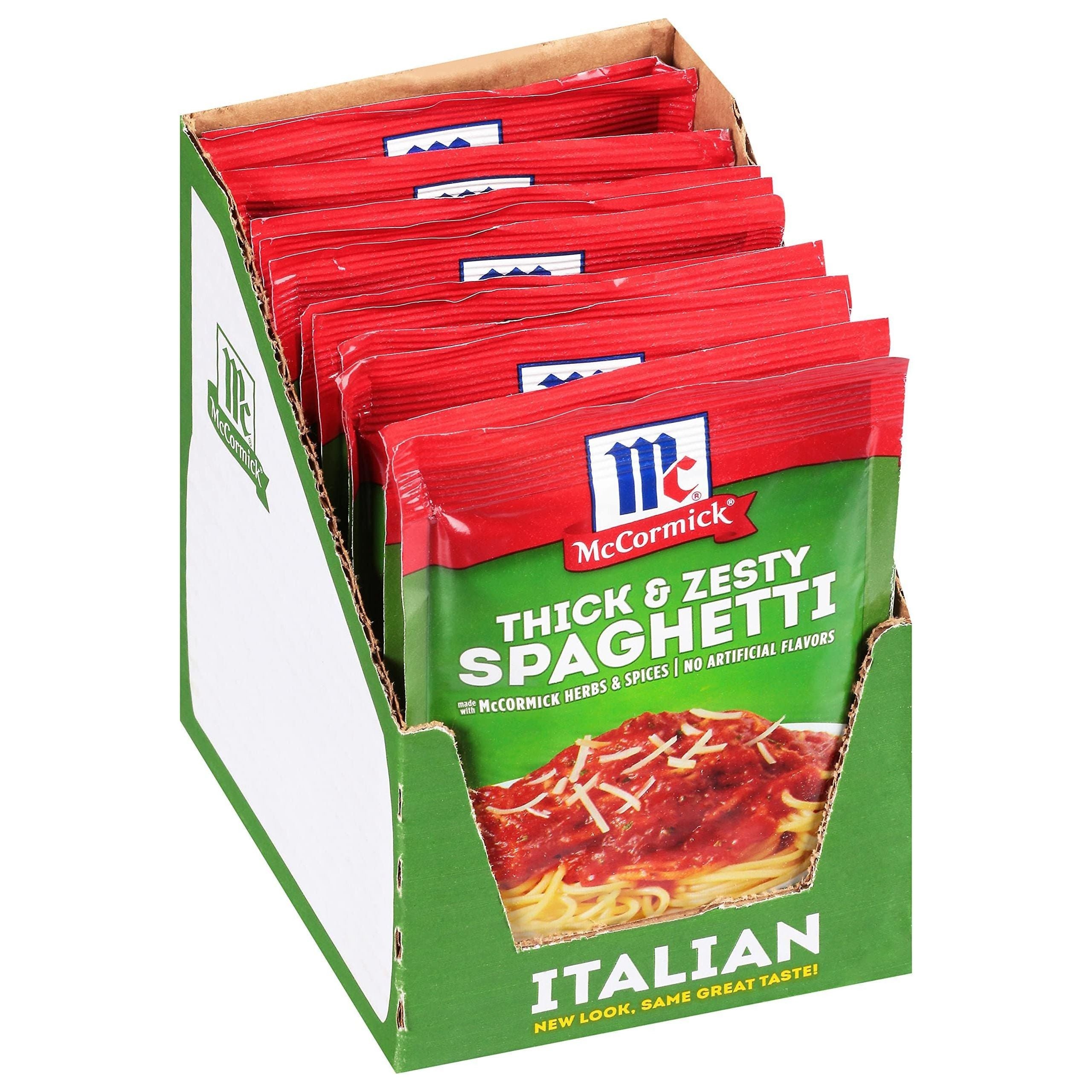McCormick Thick & Zesty Spaghetti Sauce Seasoning, 1.37 oz (12 Pack) - McCormick