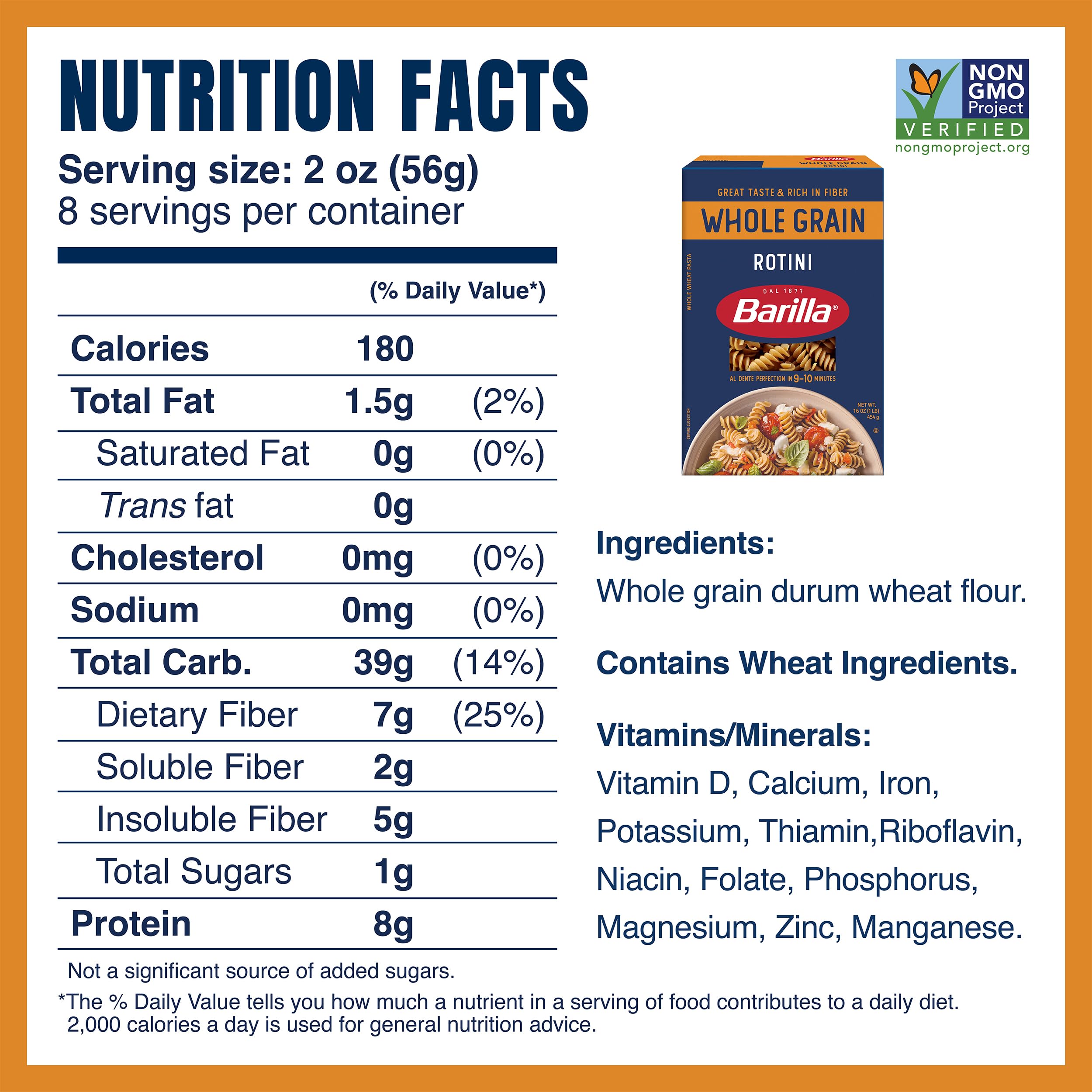 Barilla Whole Grain Pasta Elbows, 16 oz. Box (Pack of 12) - Non-GMO, Made With 100% Whole Grain Durum Wheat - Great Source of Fiber - Barilla