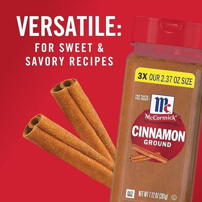 McCormick Premium Ground Cinnamon, 7.12 oz, 6-Pack - McCormick