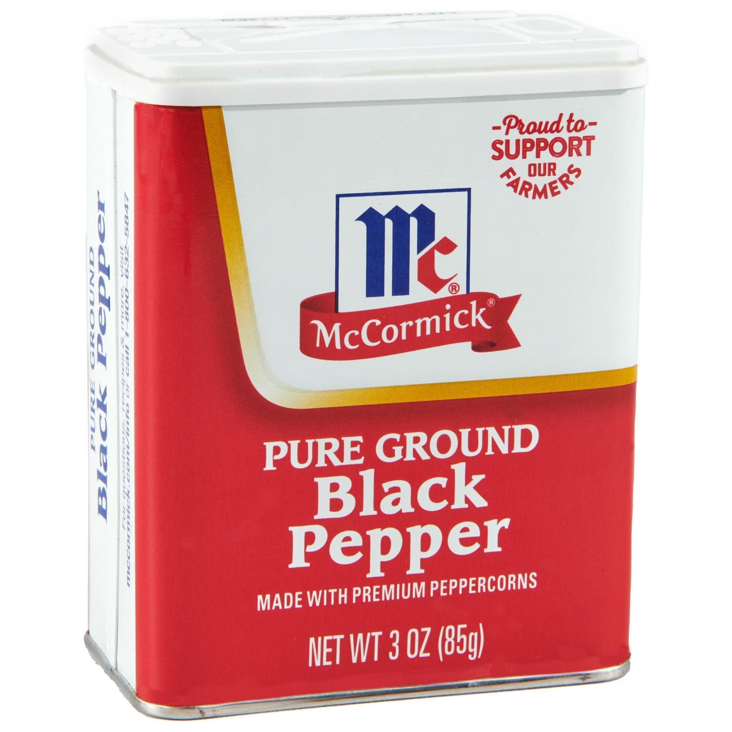 McCormick Hand-Harvested Pure Ground Black Pepper, 3 oz (12-Pack) - McCormick