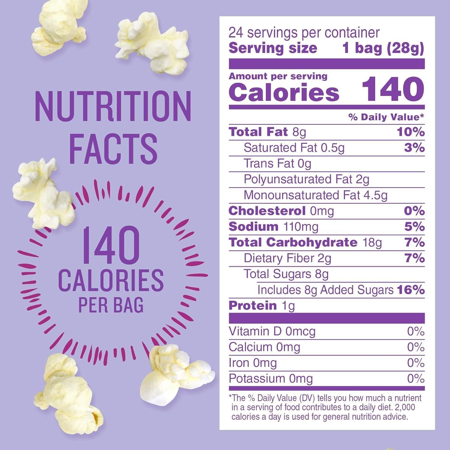 Angie's Boomchickapop Sweet & Salty Kettle Corn Popcorn, 1 Oz, 6 Ct - Angie's