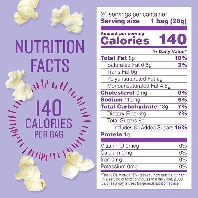 Angie's Boomchickapop Sweet & Salty Kettle Corn Popcorn, 1 Oz, 6 Ct - Angie's