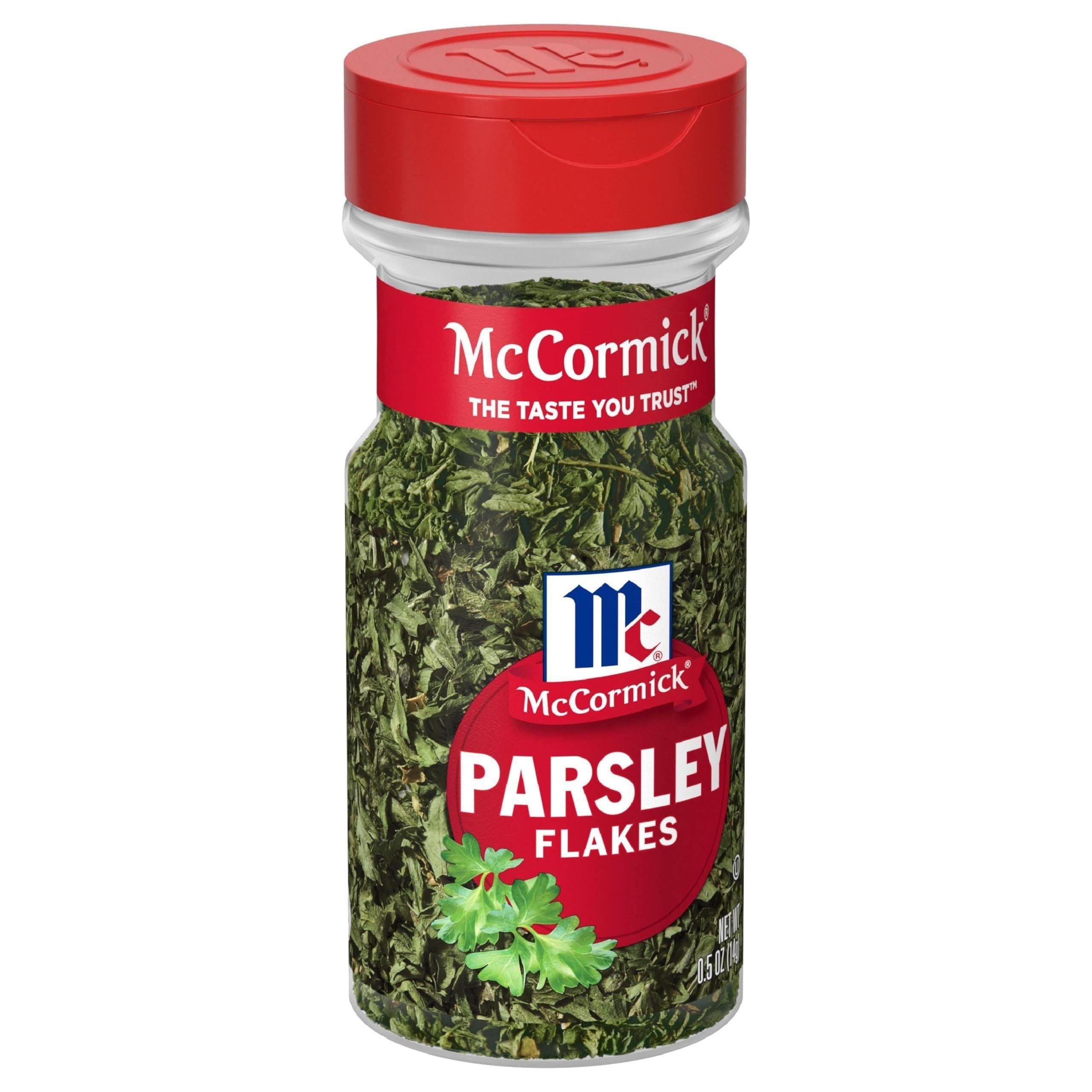 McCormick Dried Parsley Flakes, 0.5 oz, 12-Pack - McCormick