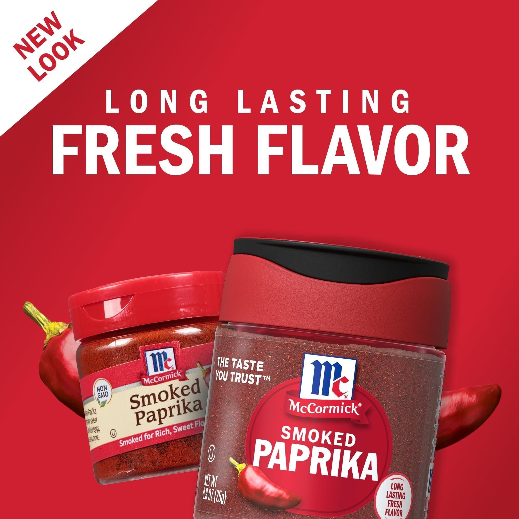 McCormick Smoked Paprika Spice Blend, 0.9 oz, 6-Pack - McCormick