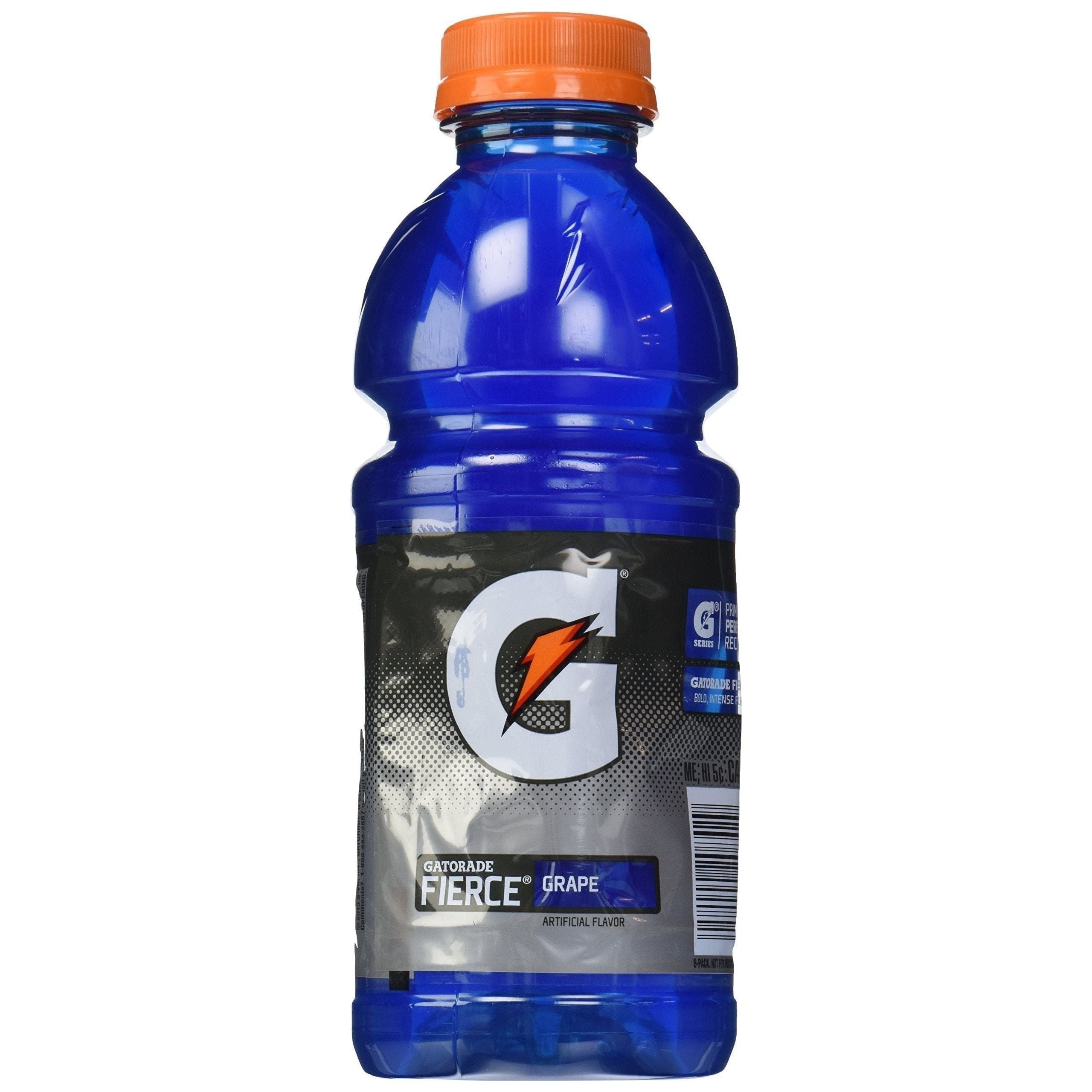 Gatorade Wide Mouth Fierce Grape, 8 ct, 20 oz - Gatorade
