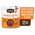 Rachael Ray Nutrish Turkey Bites Turkey Recipe With Hickory Smoke Bacon Flavor Dog Treats, 12 oz. Pouch - Rachael Ray