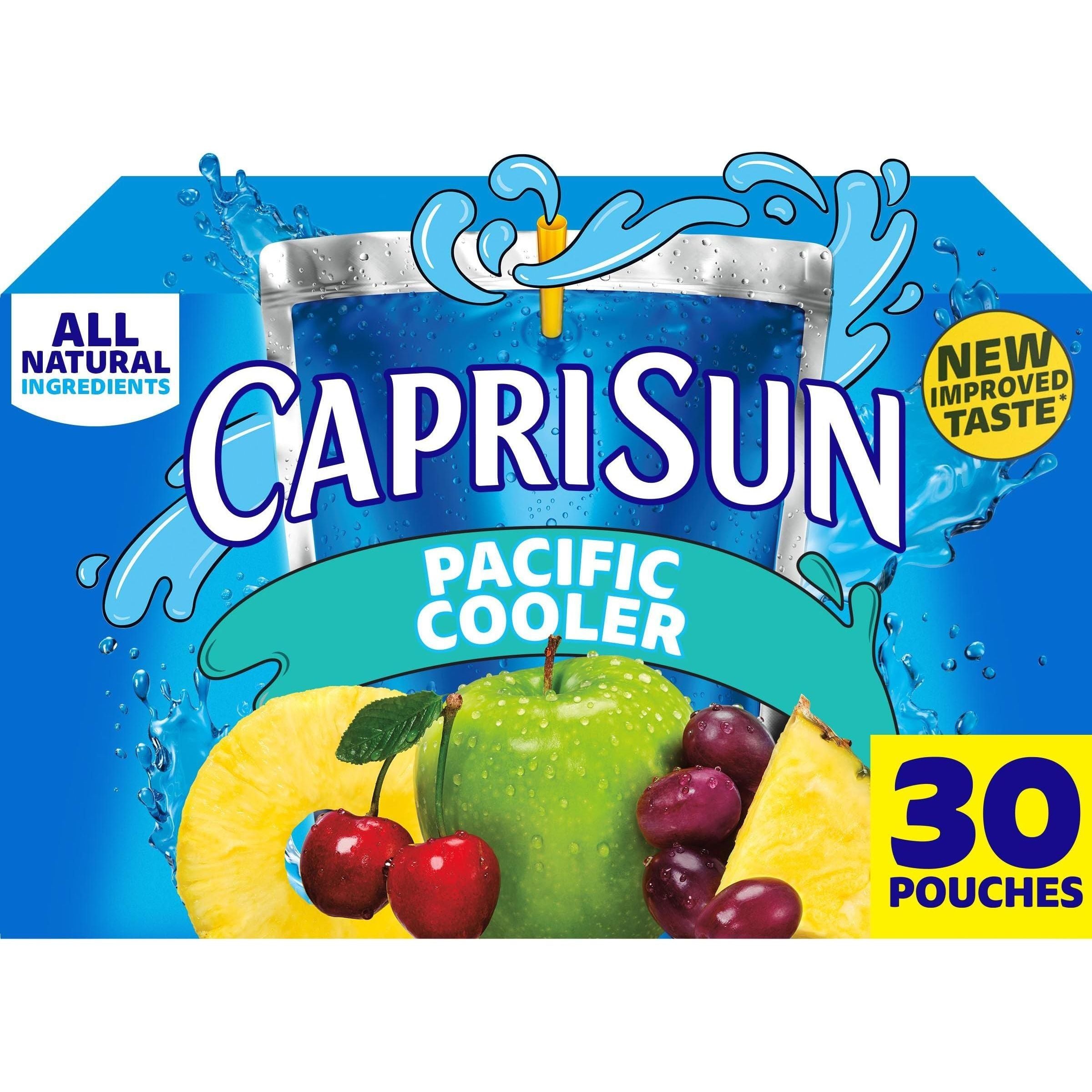Capri Sun Pacific Cooler Mixed Fruit Juice Drink, 30 Pack, 6 oz Pouches - Capri Sun