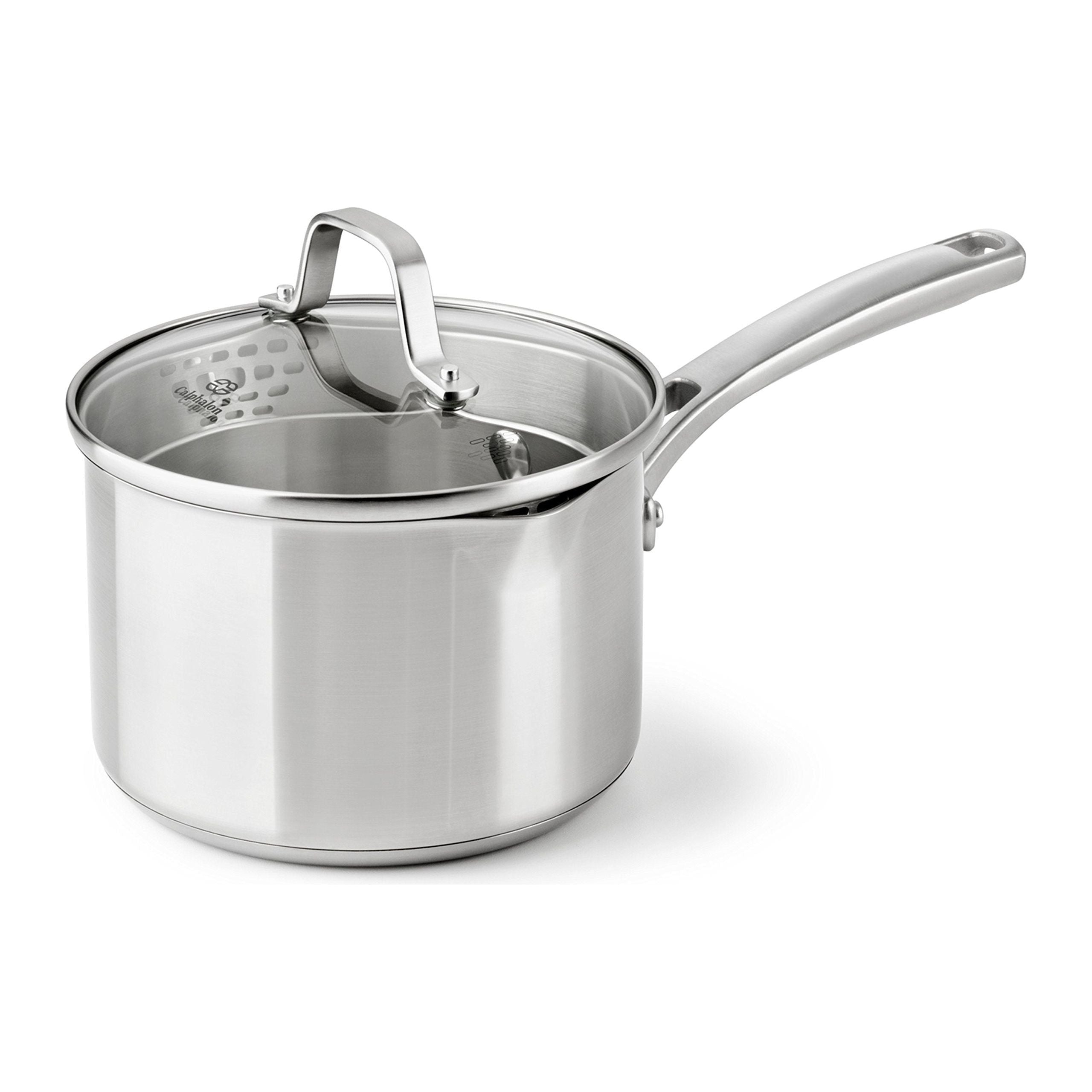 Calphalon Classic Stainless Steel Cookware, Sauce Pan, 2 1/2-quart - Calphalon