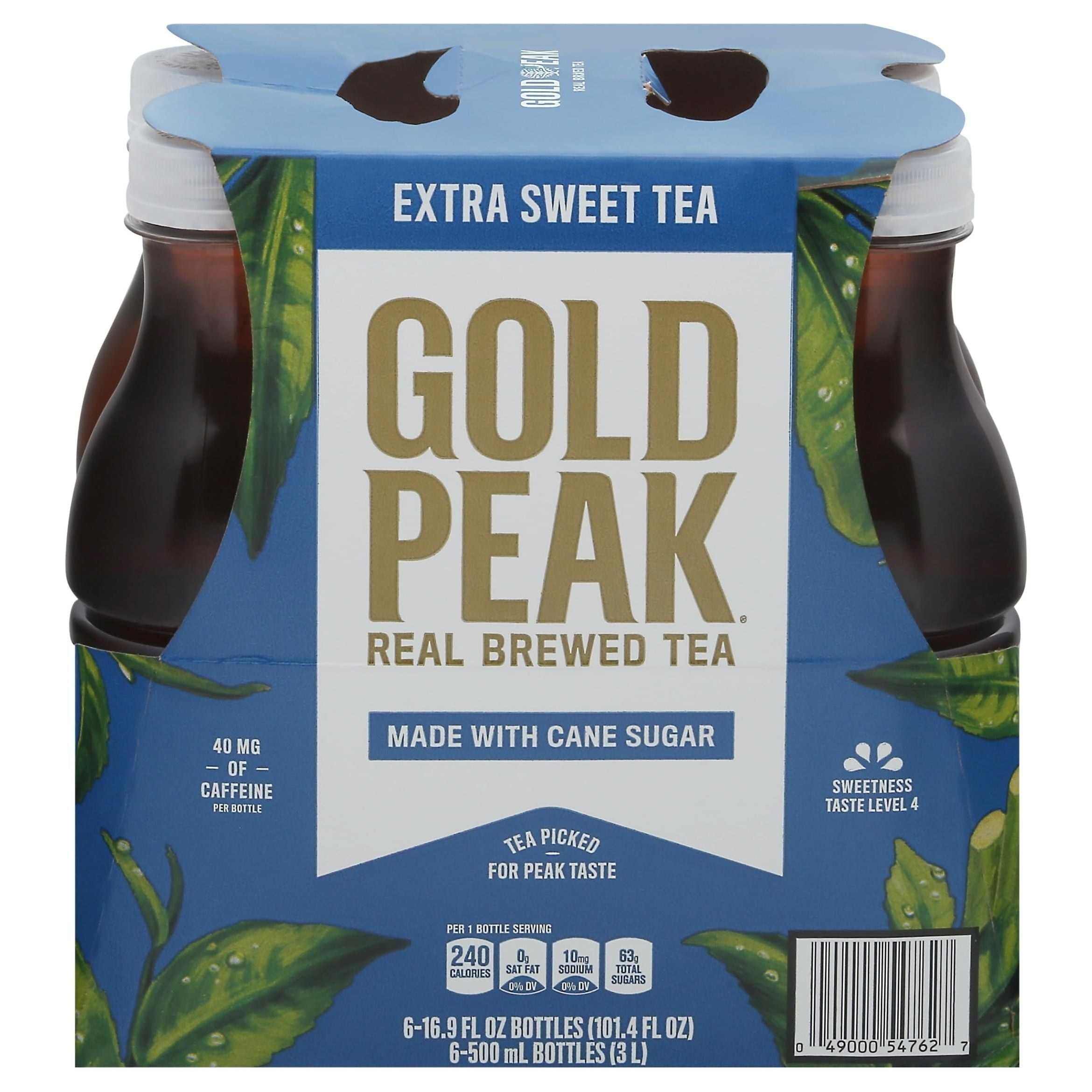 Gold Peak, Extra Sweet Tea 6 Count, 16.9 Fl Oz - Gold Peak