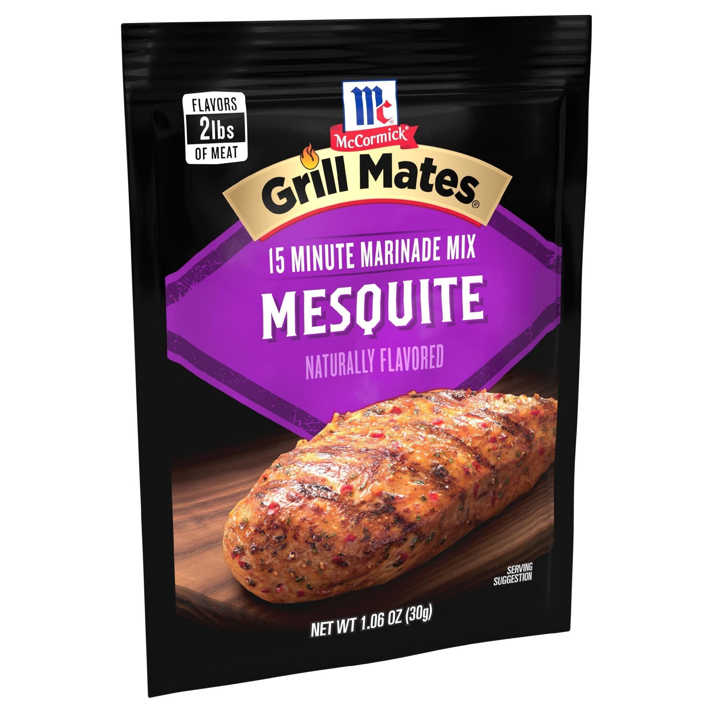 Mesquite Smoke Marinade Mix by McCormick Grill Mates, 1.06 oz, 12-Pack - McCormick Grill Mates