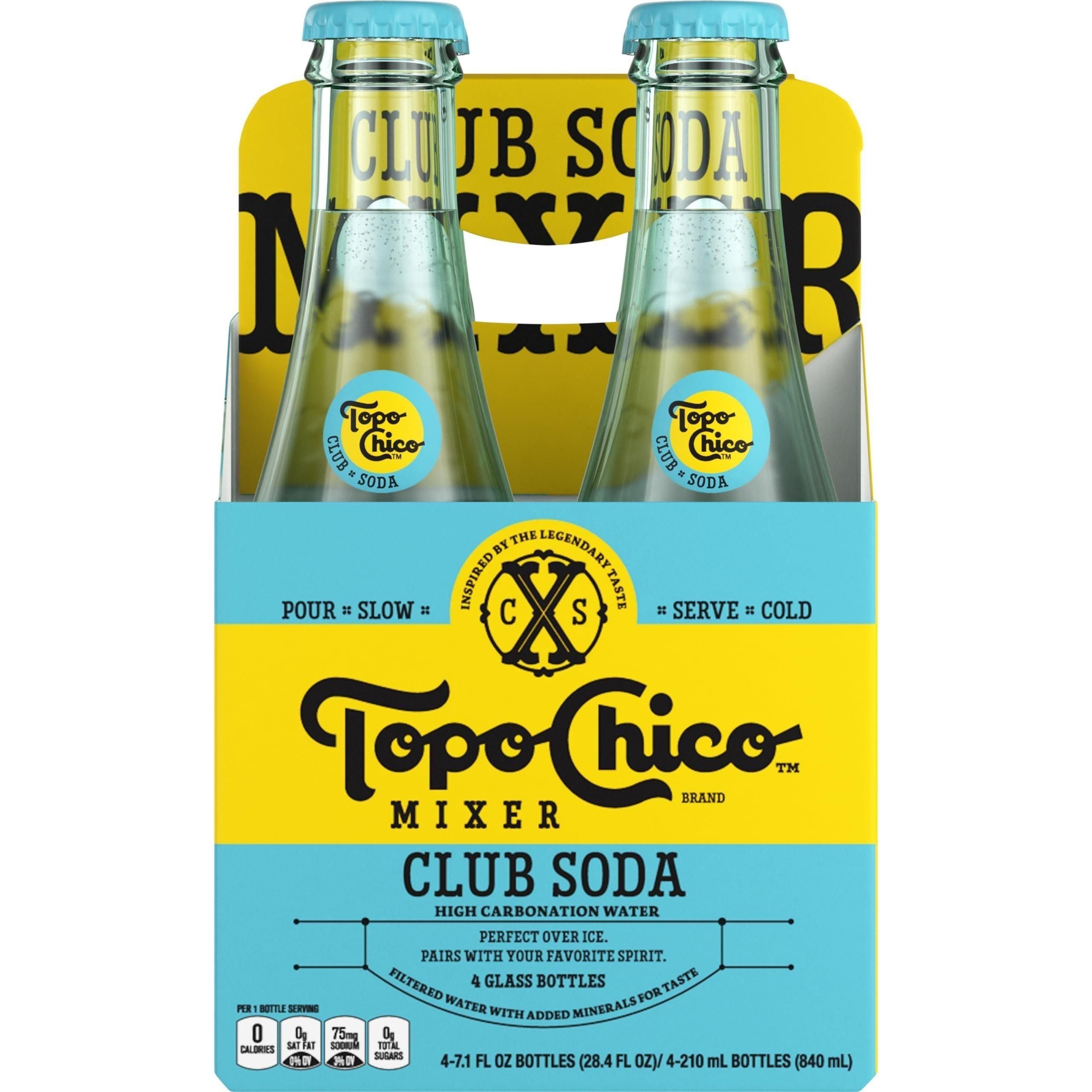Topo Chico Sparkling Water - 4 Pack of 7.1 fl oz Bottles - Topo Chico