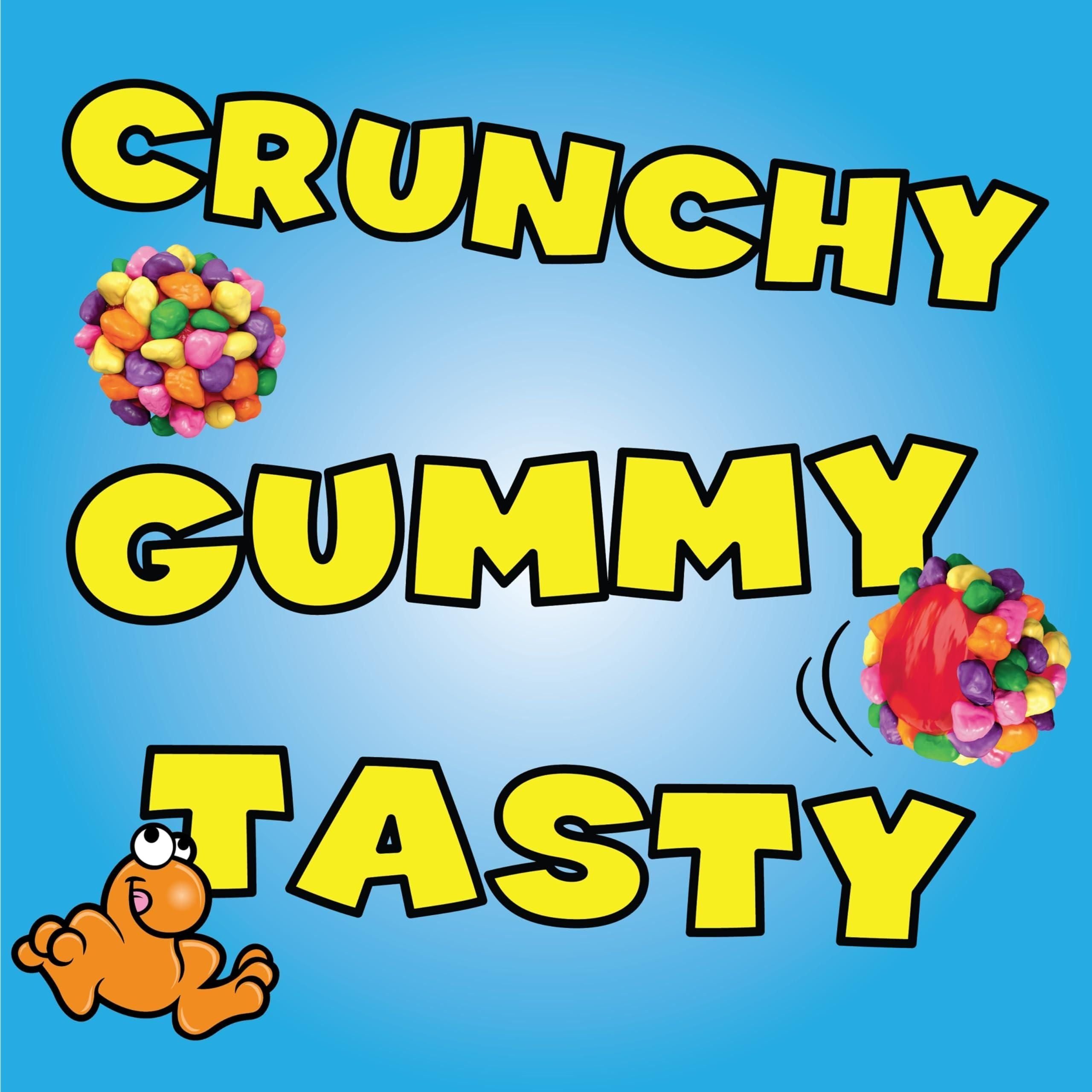 NERDS Rainbow Gummy Clusters, Crunchy & Chewy Candy, 8 oz - Nerds