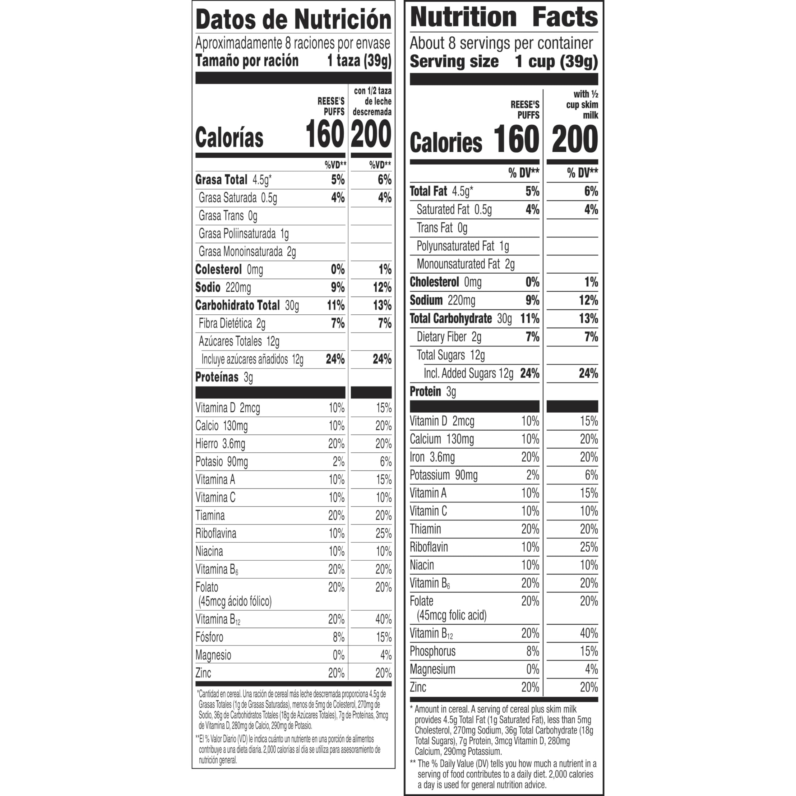 Reese’s Puffs Bunnies PB & Chocolate, 11.5 oz, 3 Pack
