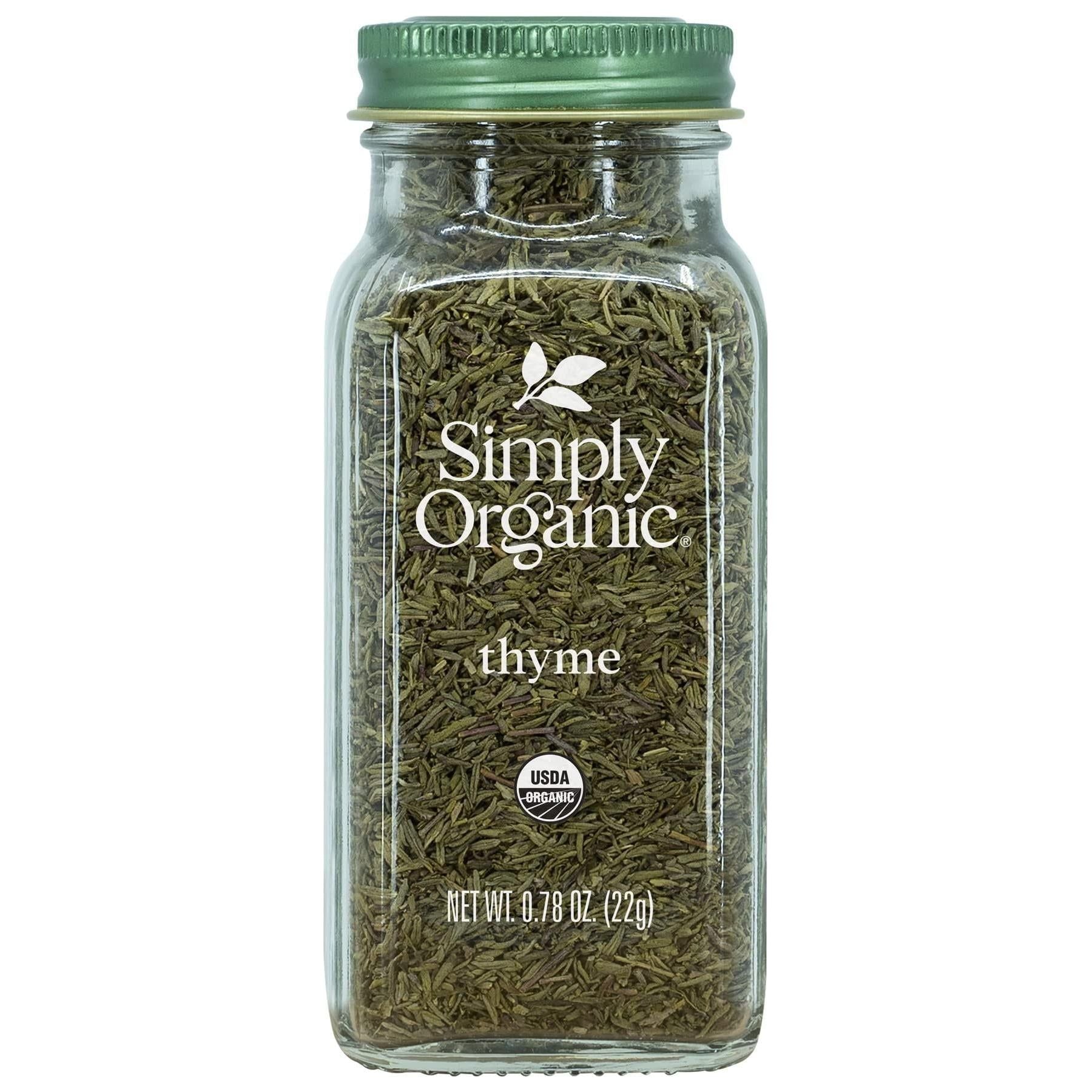 Certified Organic Whole Thyme Leaves, 0.78 oz - Simply Organic - Simply Organic