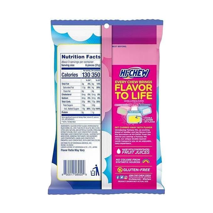 Hi Chew Fantasy Mix 3.0 oz Pack of 2 - Hi-Chew