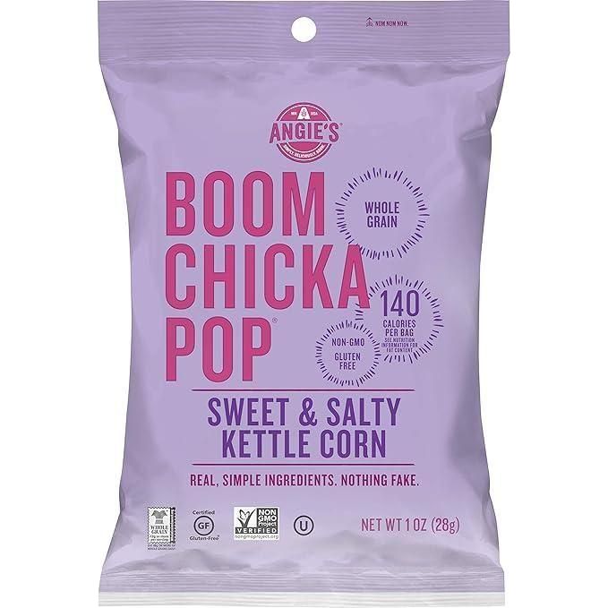 Angie's Boomchickapop Sweet & Salty Kettle Corn Popcorn, 1 Oz, 6 Ct - Angie's