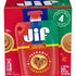 Jif Creamy Peanut Butter Squeeze Pouches, 24 Pack (5 oz each) - Jif