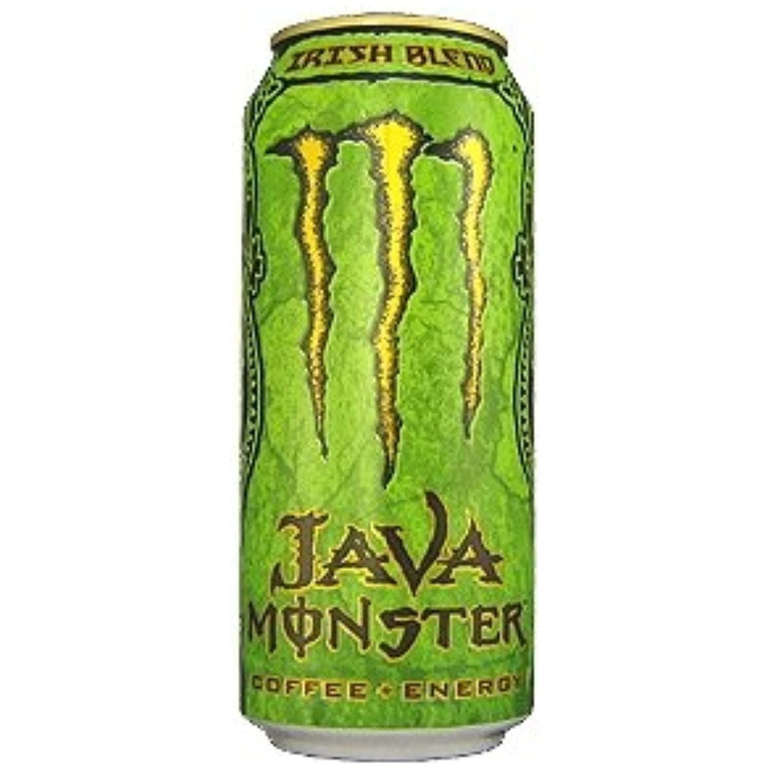 Monster Irish Blend Coffee + Energy - 15 oz Cans - 8 Pack - Monster Energy