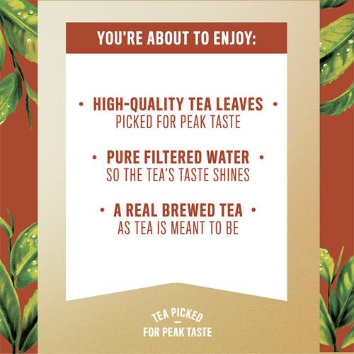 Gold Peak Unsweetened Black Tea Bottles, 18.5 fl oz, 6 Pack - Gold Peak
