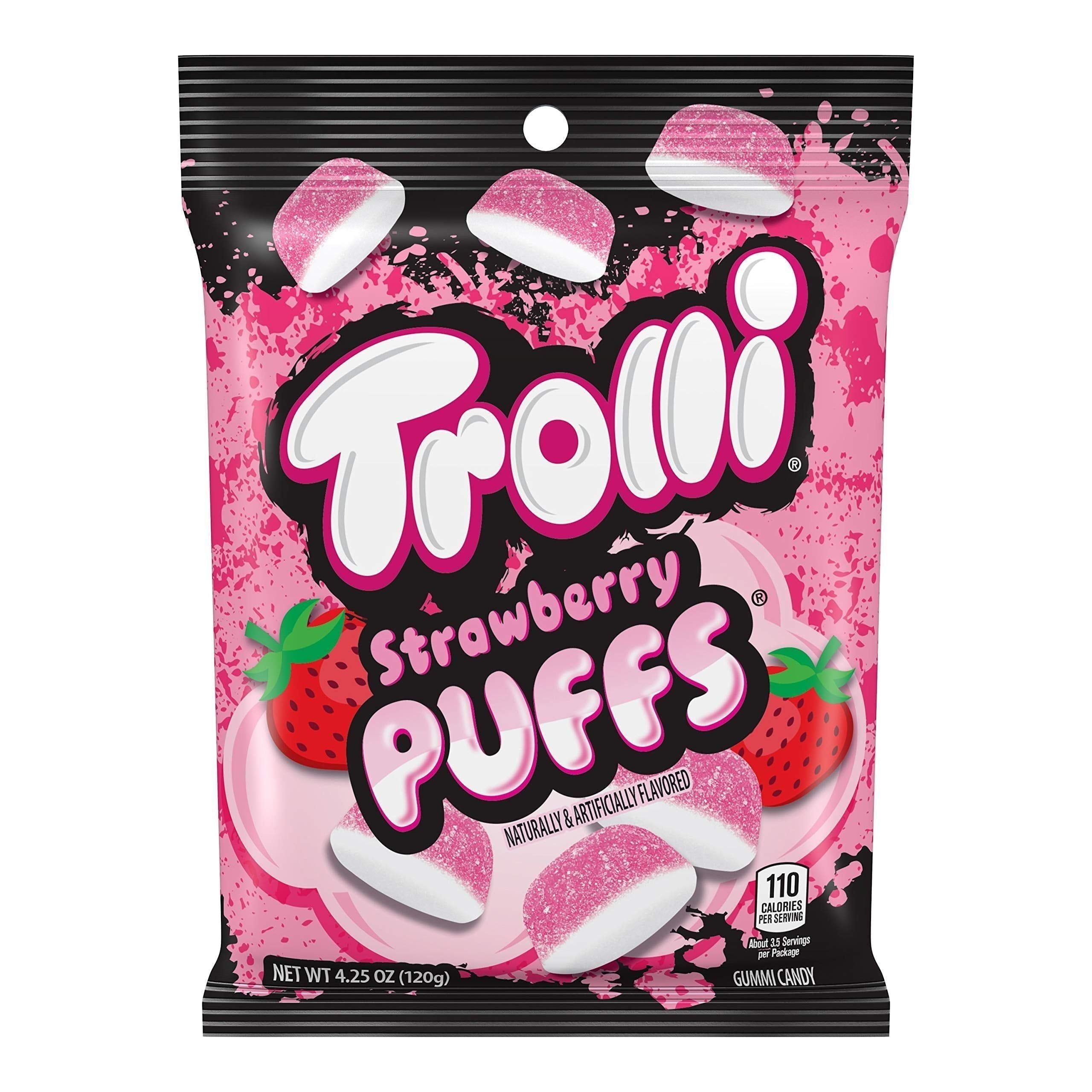 Trolli Strawberry Puffs Gummy Candy, 4.25 Ounce (Pack Of 12) - Truff