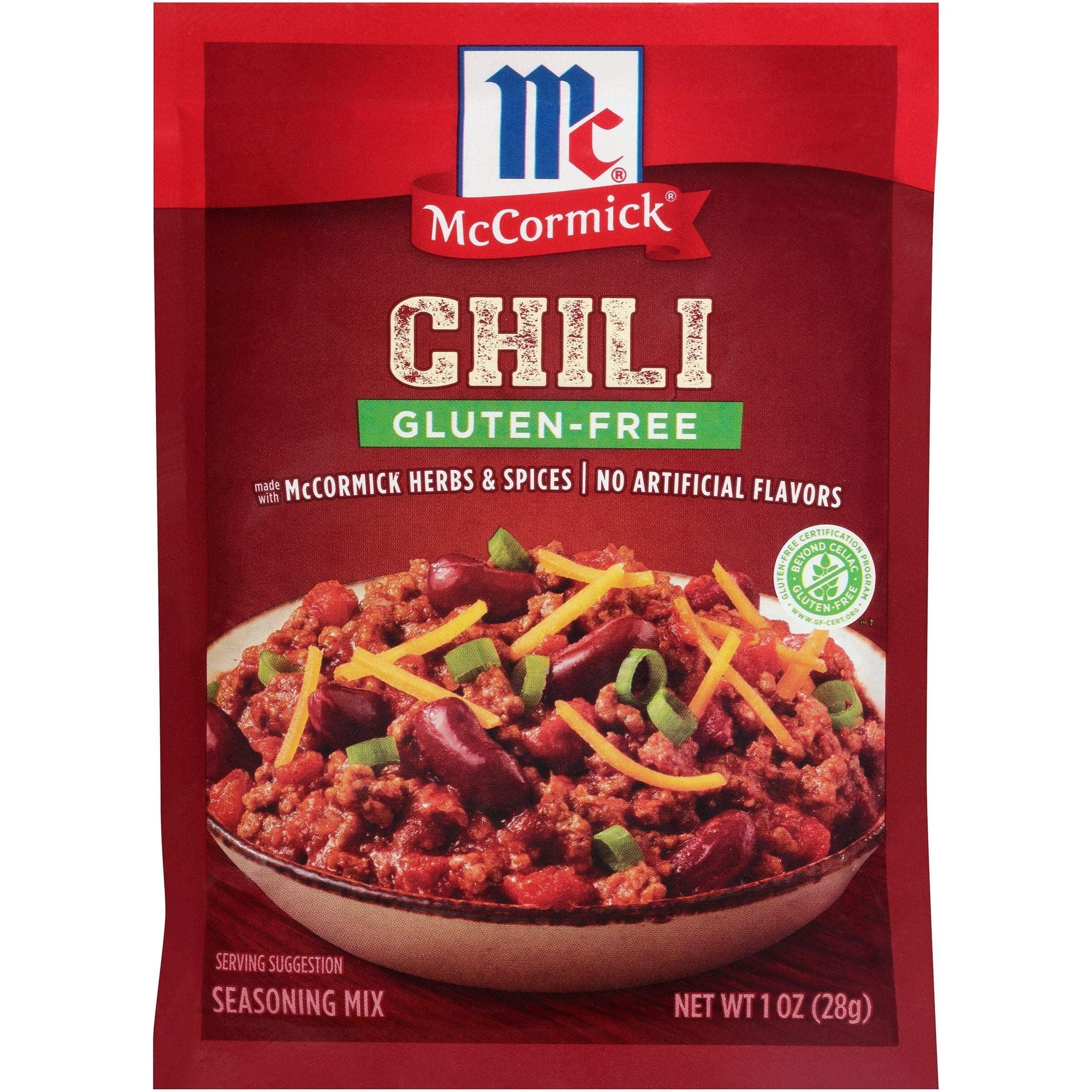 McCormick Gluten-Free Chili Seasoning Blend, 1 oz - McCormick