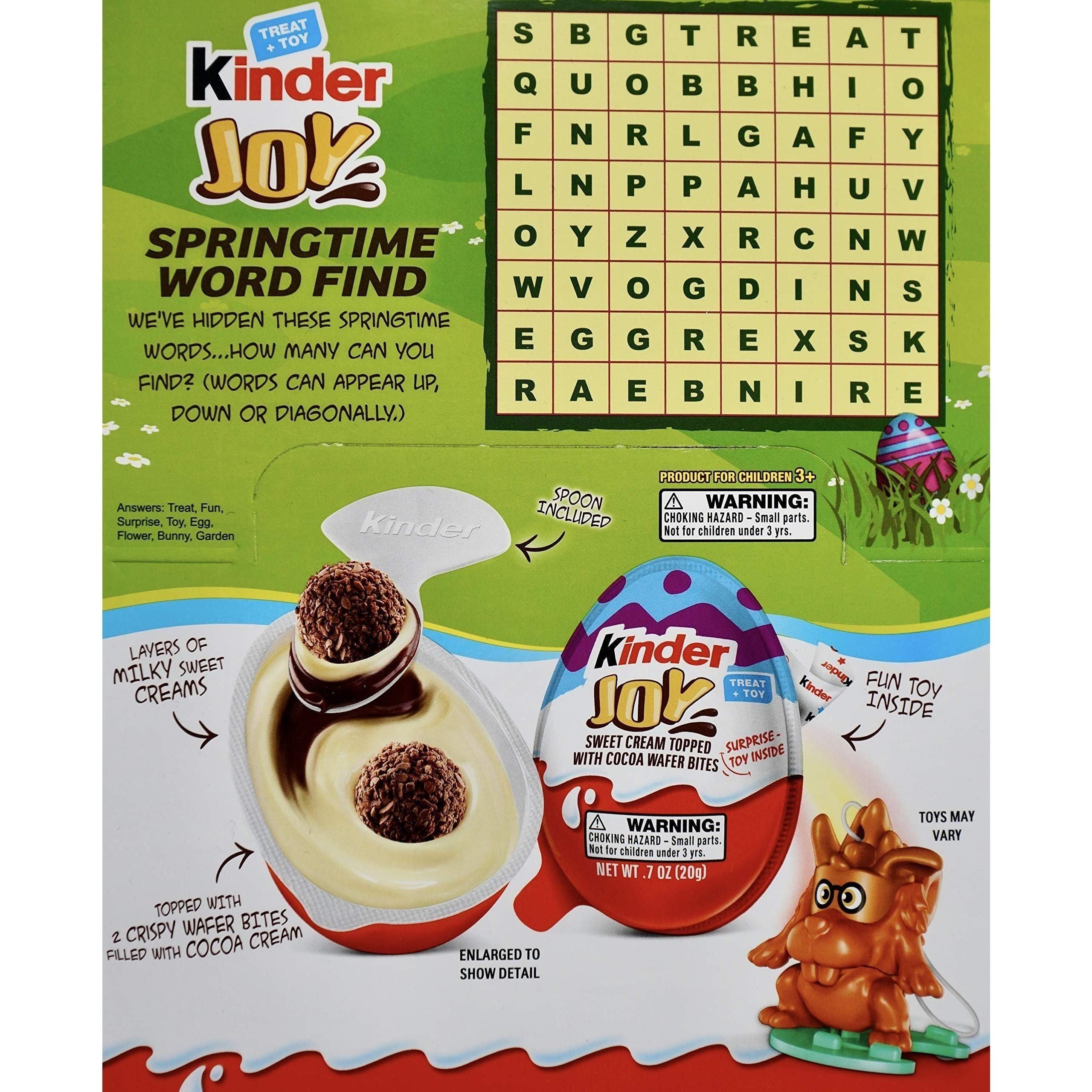 Kinder Joy Spring Treats & Toys Assortment, 0.7 Ounce - 12 Pack - Kinder Joy