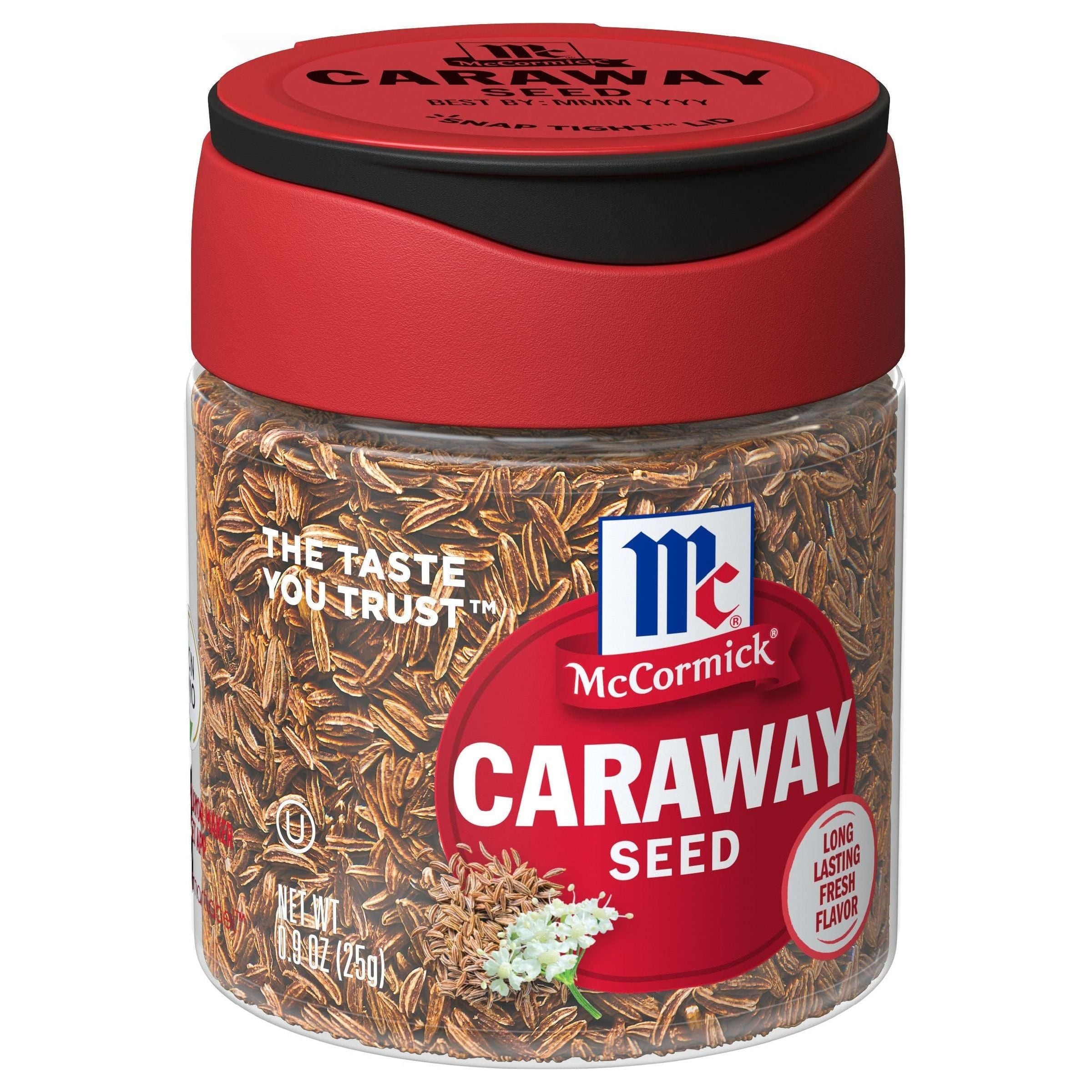 McCormick Caraway Seeds, 0.9 oz - Pack of 6, Premium Flavor for Baking & Cooking - McCormick