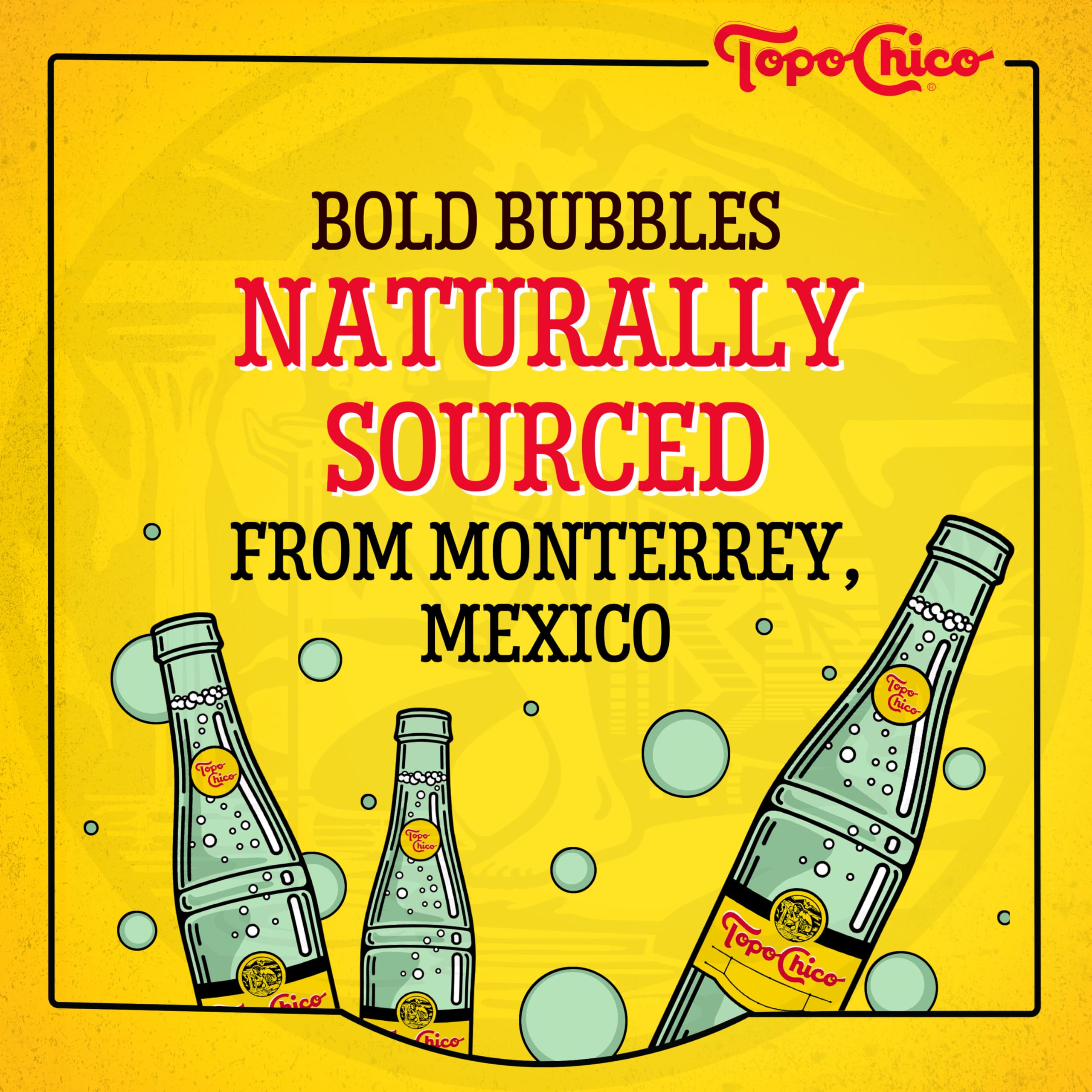 Topo Chico Blueberry Hibiscus Sparkling Water, 12 fl oz, 8 Pack