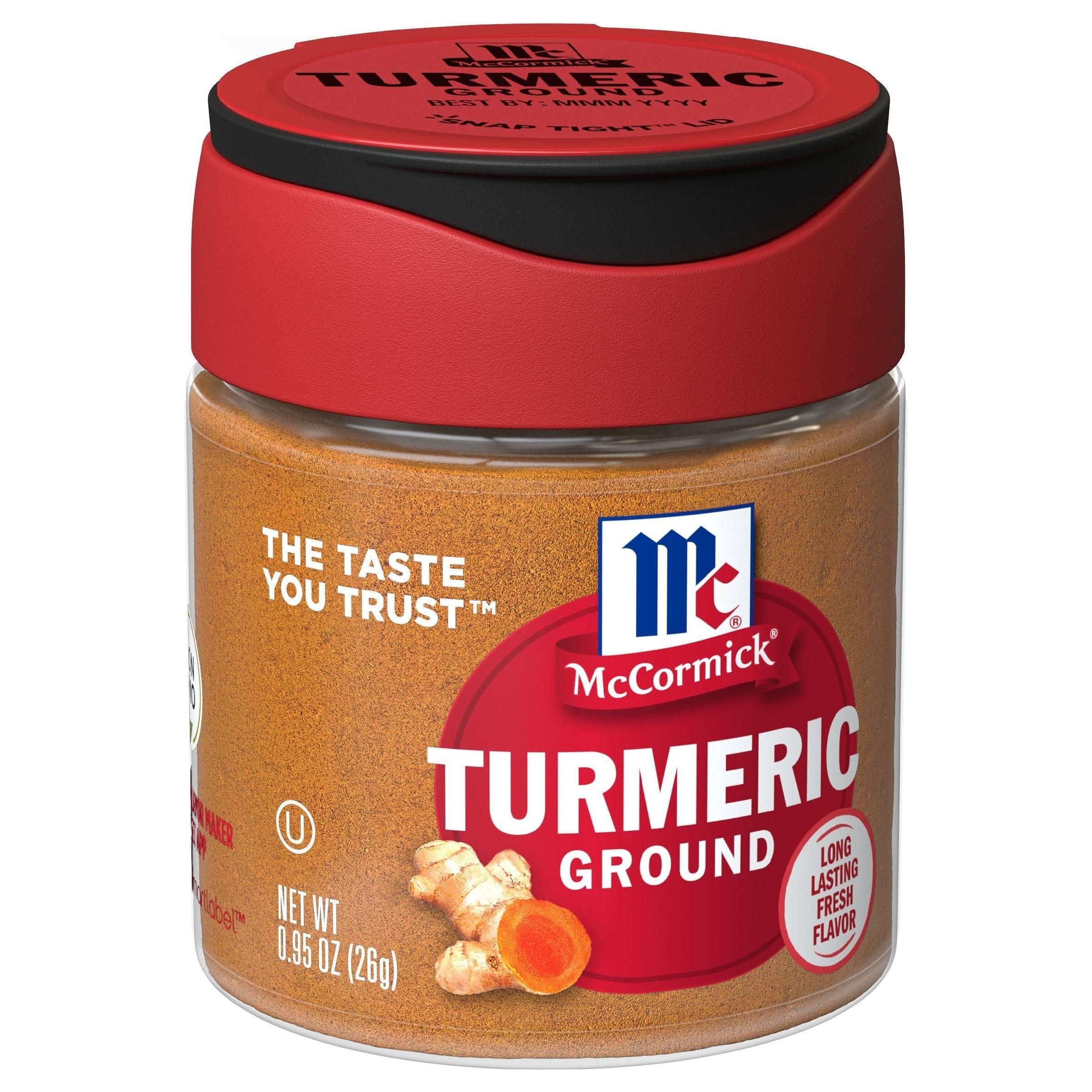 McCormick Hand-Picked Ground Turmeric Spice, 0.95 Oz - McCormick