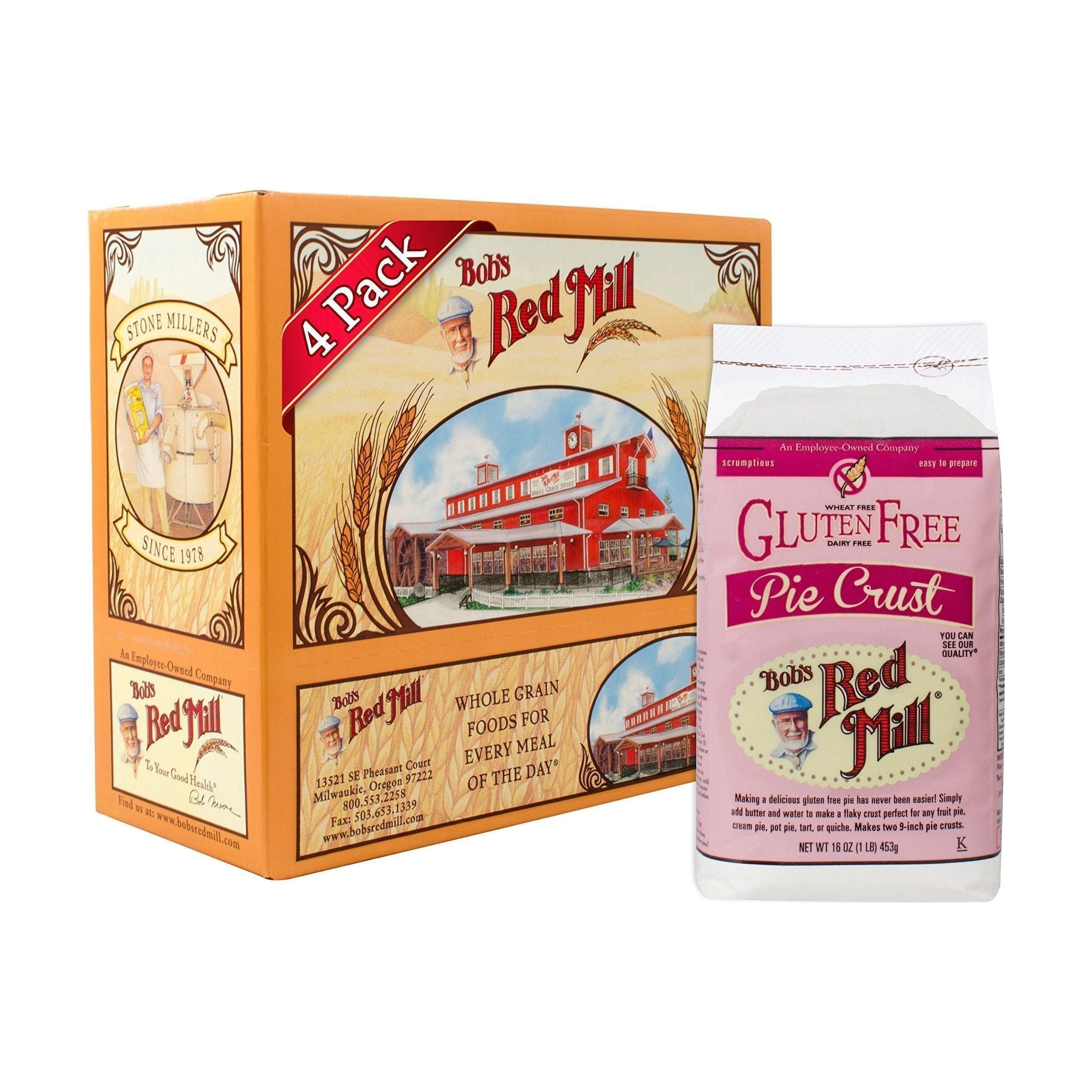 Bob's Red Mill Gluten Free Pie Crust Mix, 16 Ounce Bag (Pack of 4) - Bob's Red Mill