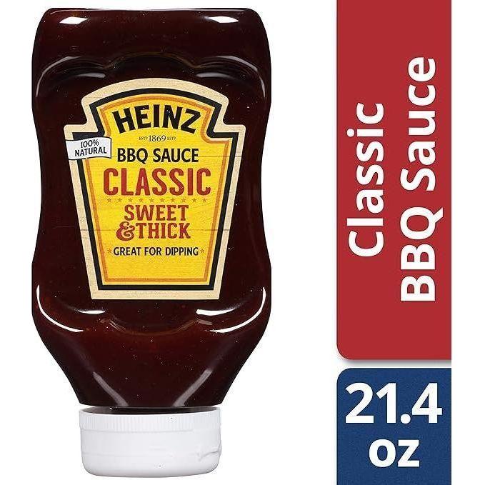 Heinz Sweet & Thick BBQ Sauce - 6-Pack of 21.4 oz Bottles - Heinz