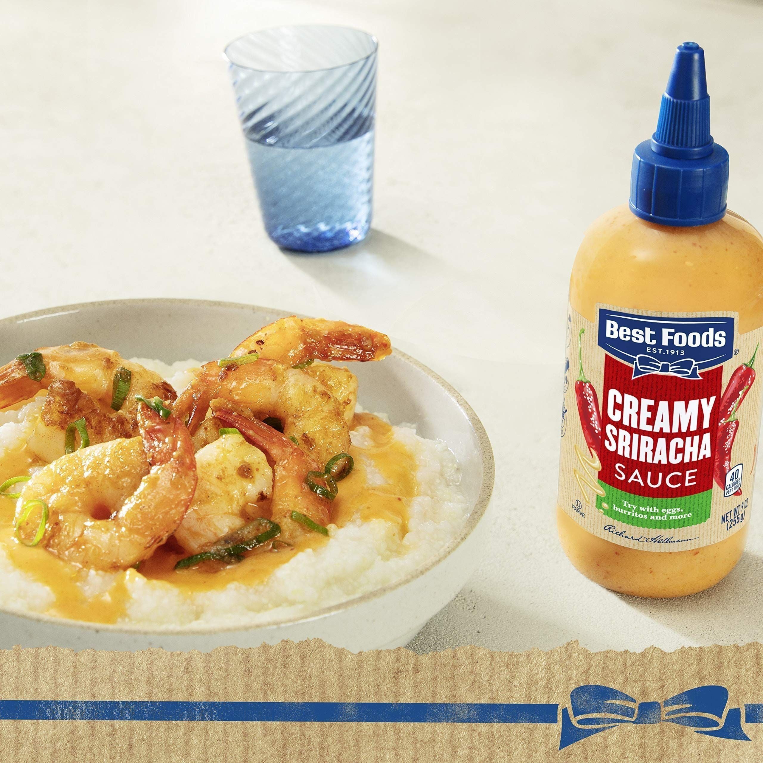 Best Foods Spicy Creamy Sriracha Jalapeños Sauce, 9 oz Bottle - Best Foods