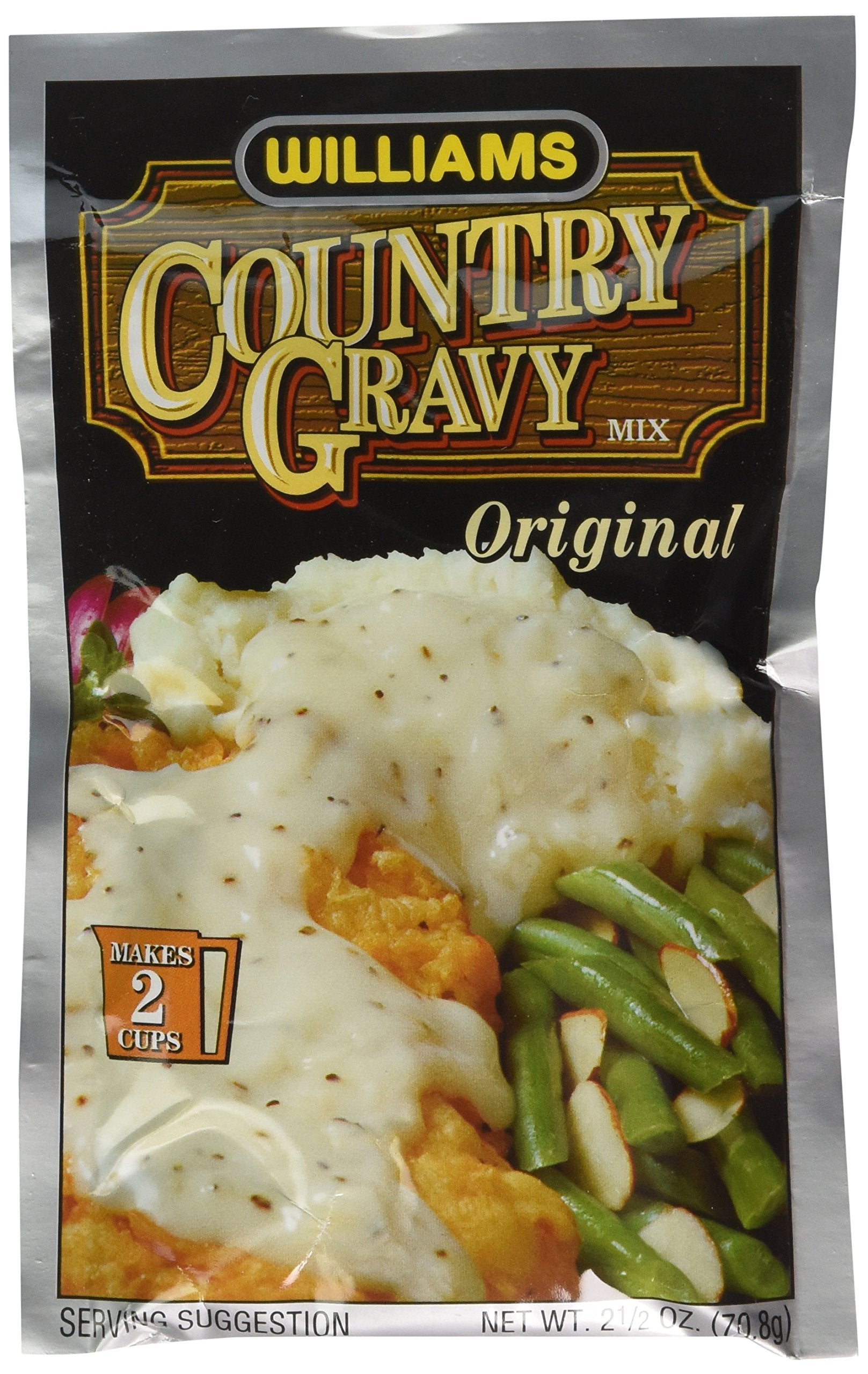 Williams Country Gravy Mix 2 Ounces (Pack of 12) - Williams
