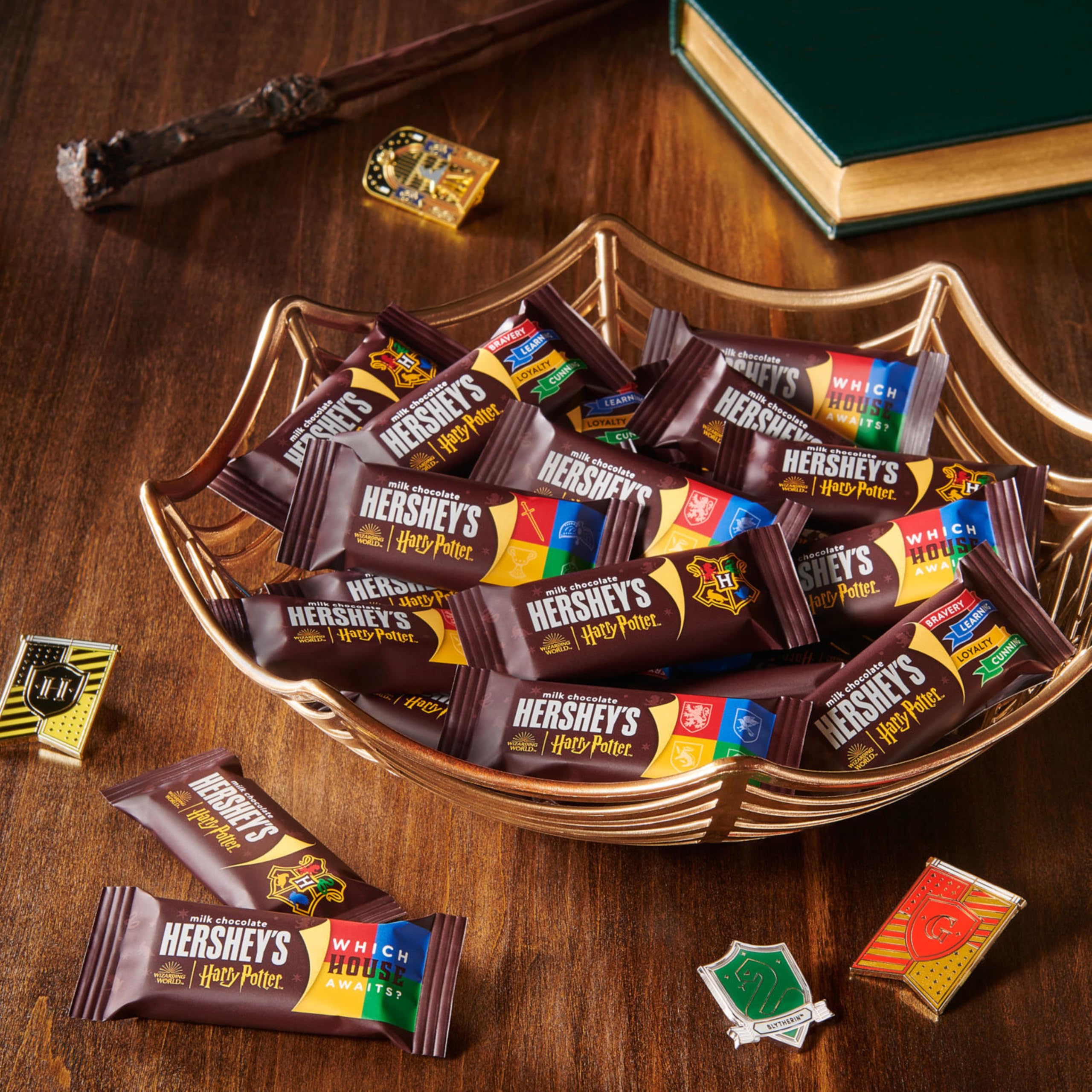 HERSHEY'S Harry Potter Milk Chocolate Snack Size Candy, 9.45 oz