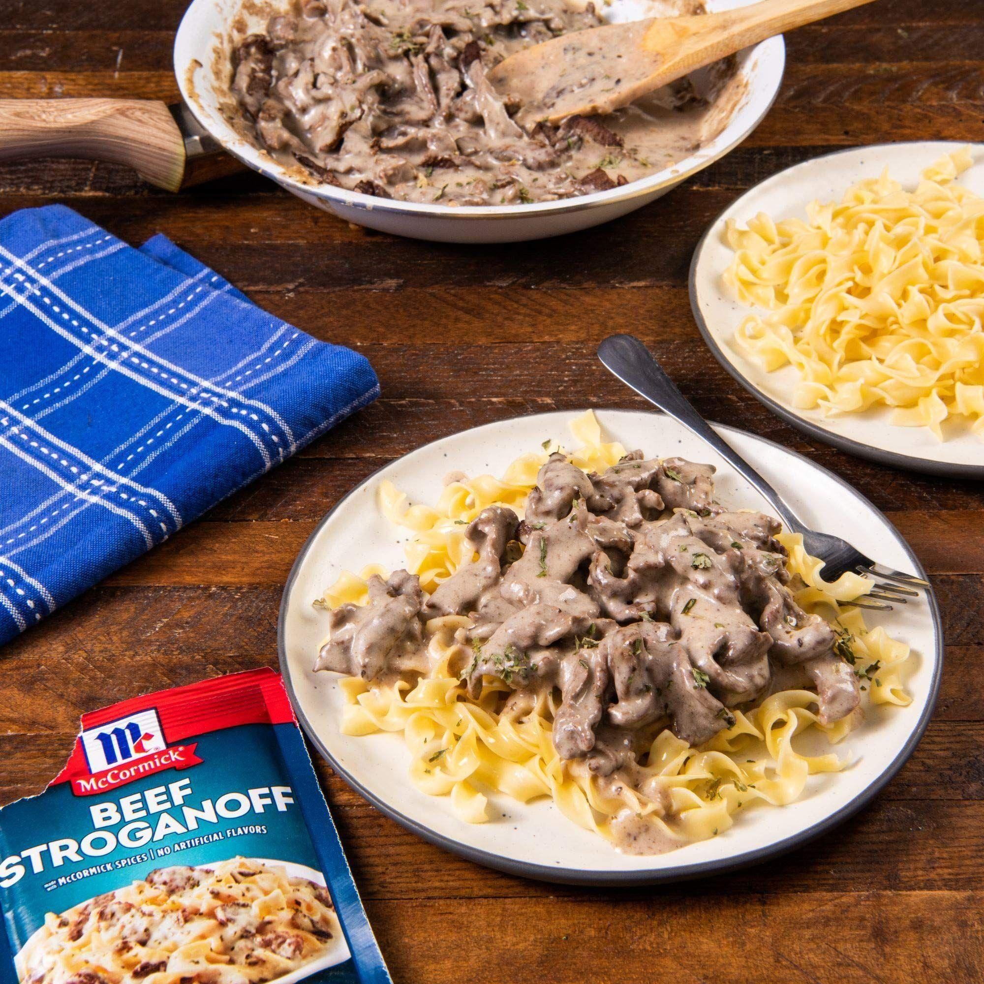McCormick Beef Stroganoff Sauce Mix, 1.5 oz - McCormick