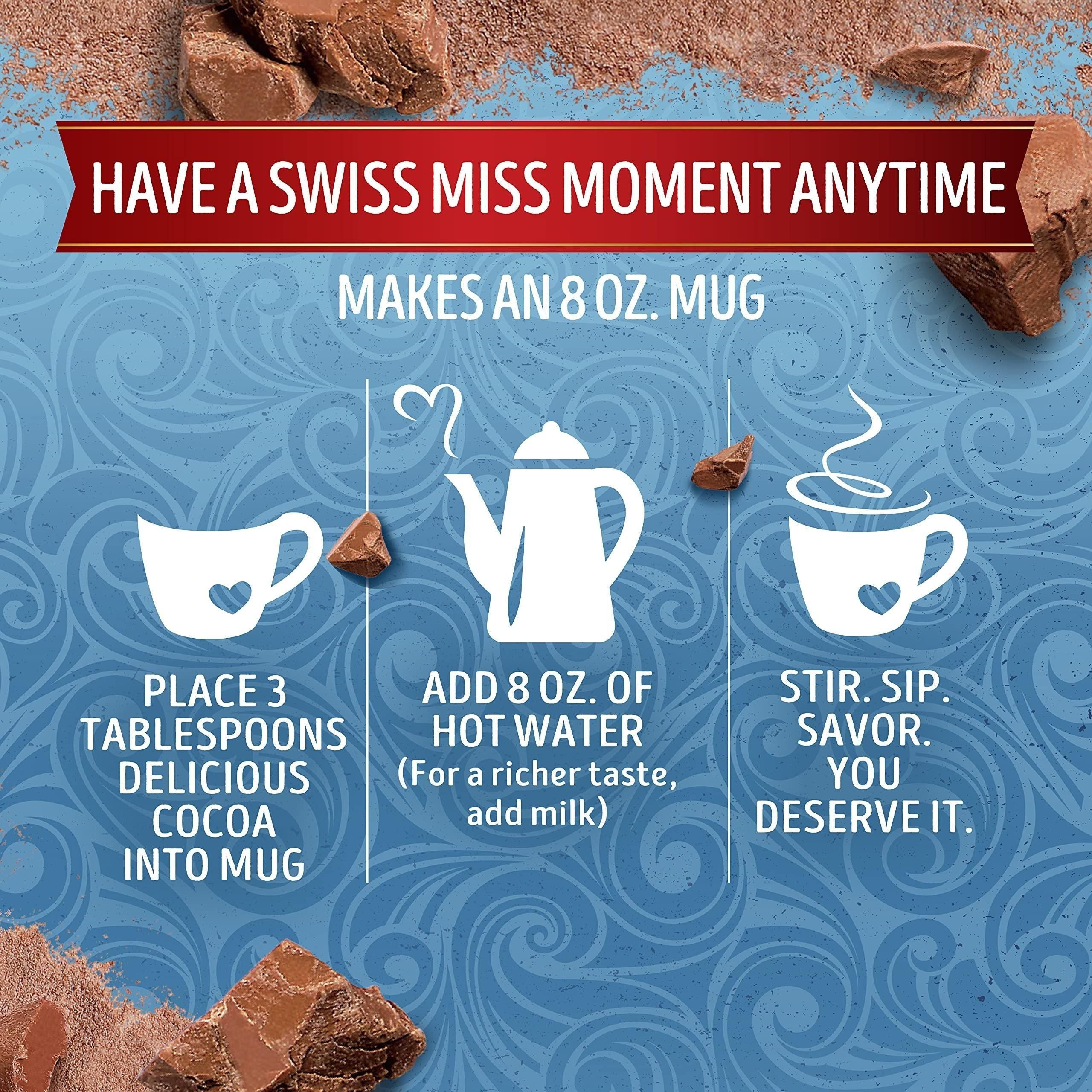 Swiss Miss Milk Chocolate Hot Cocoa Mix Canister, 22.23 OZ - Swiss Miss