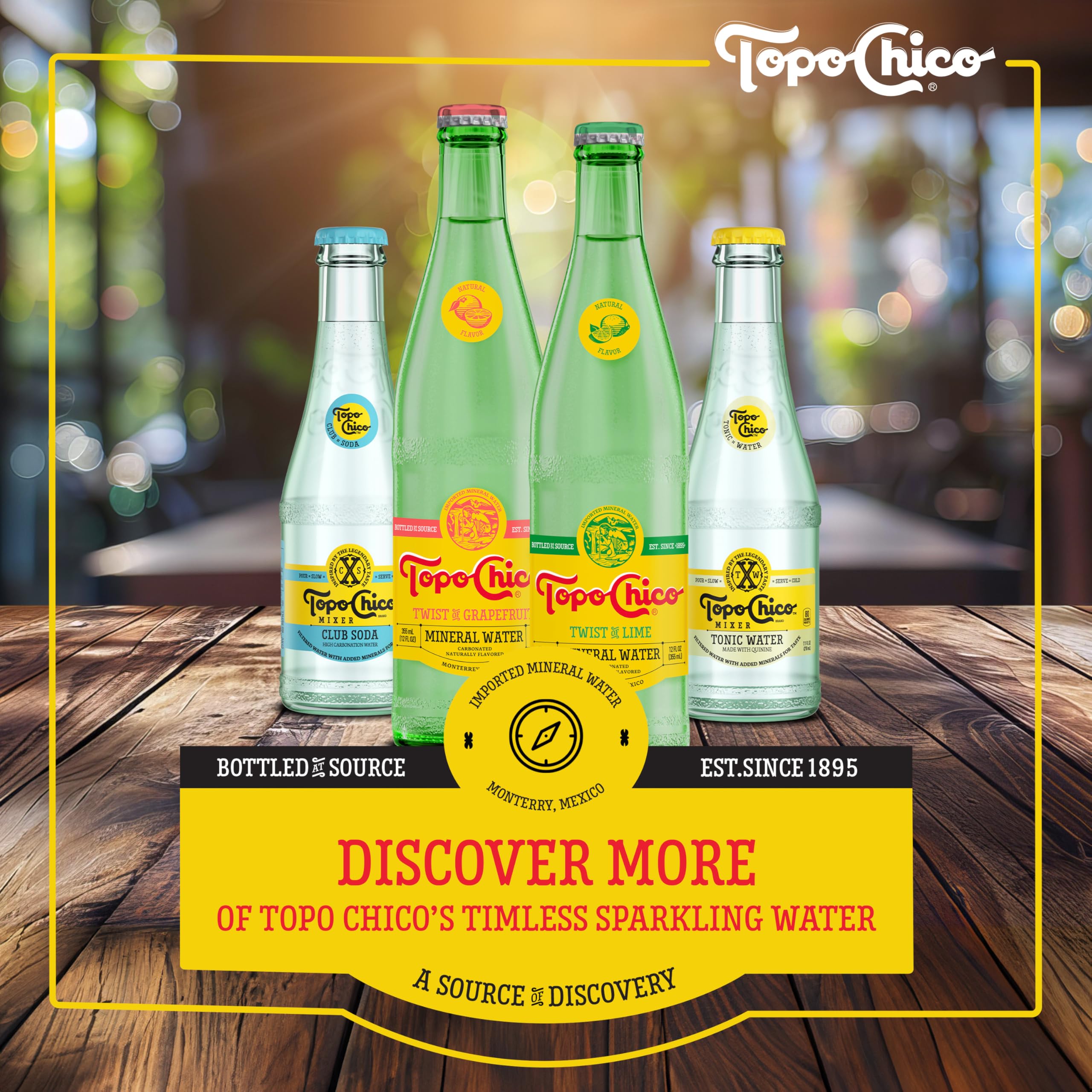 Topo Chico Blueberry Hibiscus Sparkling Water, 12 fl oz, 8 Pack