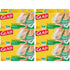 Glad Zipper Food Storage Plastic Bags - Sandwich - 100 Count, Pack of 6 - Glad
