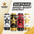 Rockstar Pure Zero Energy Drink, Tangerine Mango Guava Strawberry, Zero Sugar, with Caffeine and Taurine, 16 Fl Oz (12 Pack) (Packaging Varies) - Rockstar