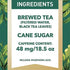 Gold Peak Real Brewed Tea Cane Sugar Sweet, Bottled Black Iced Tea Drink, 18.5 fl oz - Gold Peak