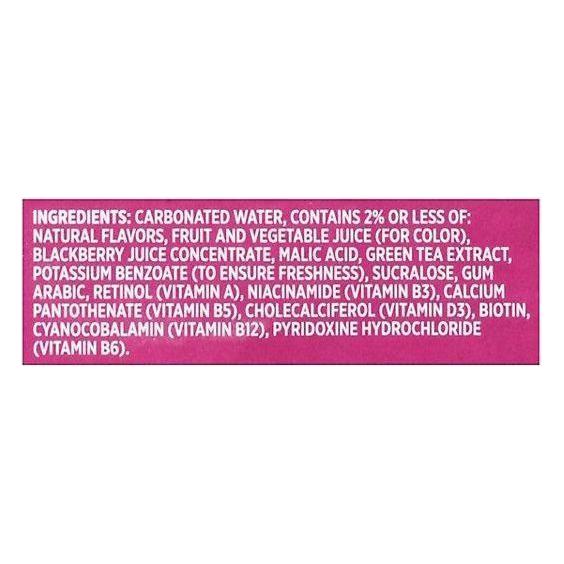 Black Raspberry Sparkling Ice +Caffeine Zero Sugar Refreshing Sparkling Water, 12 Pack, 16 Fl Oz - Sparkling Ice