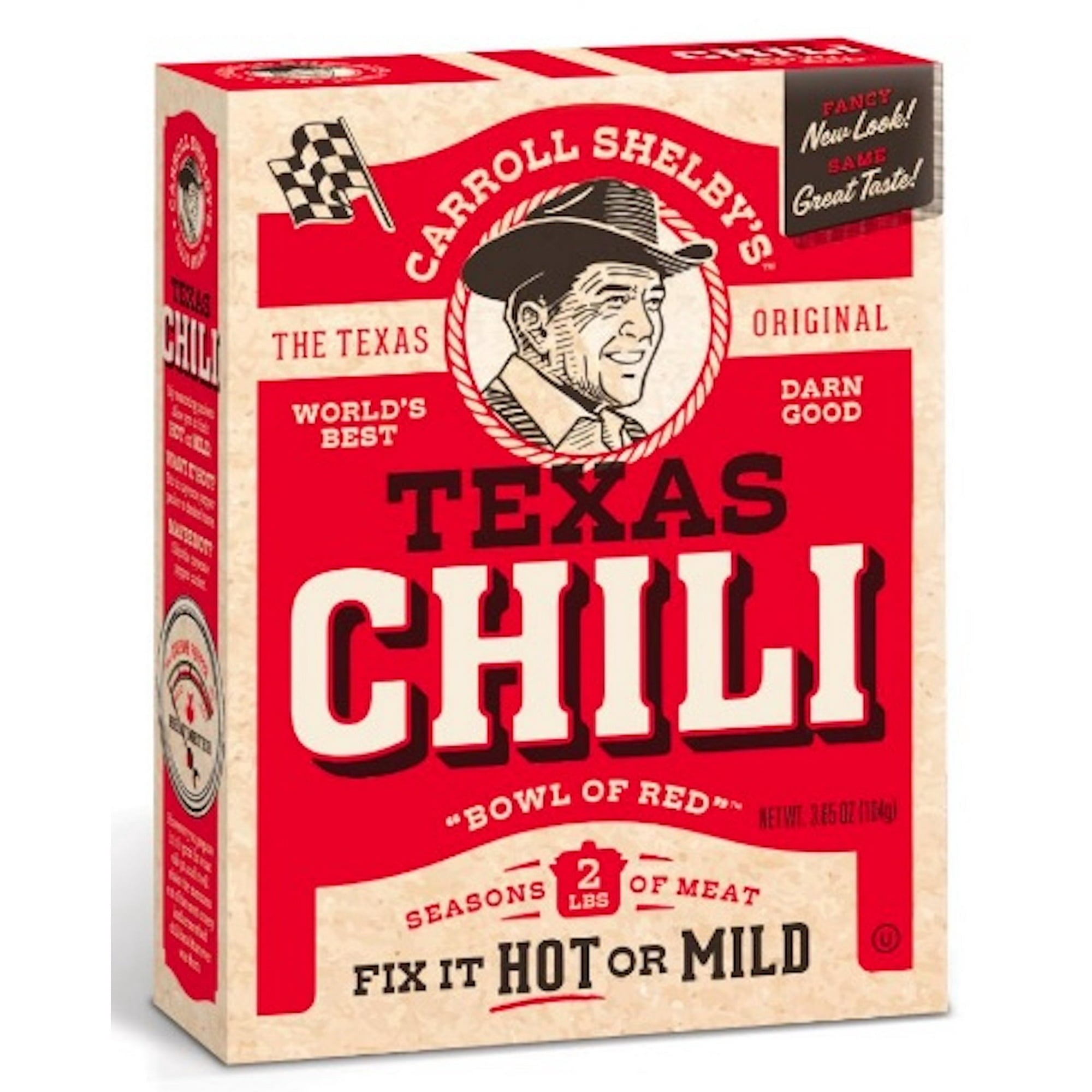 Carroll Shelby's Authentic Texas Chili Spice Kit, 3.65 oz. - Carroll Shelby