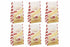Lindt Holiday White Chocolate Peppermint, 0.8 oz (6 Pack)