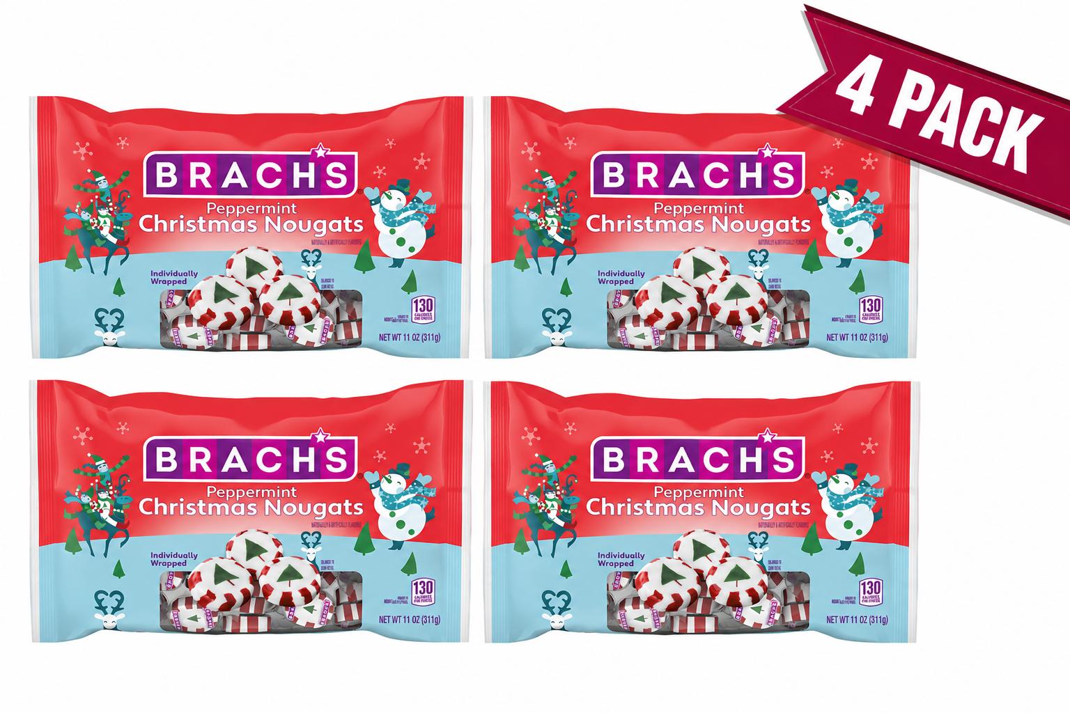 Brach's Peppermint Nougats Candy, 11 oz, 4-Pack - Brach's
