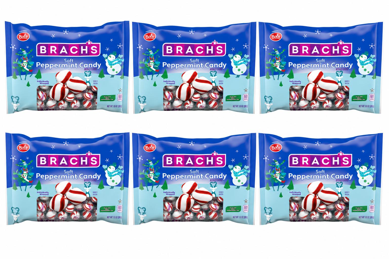 Brach's Soft Peppermint Candy, 10 oz, 6-Pack - Brach's