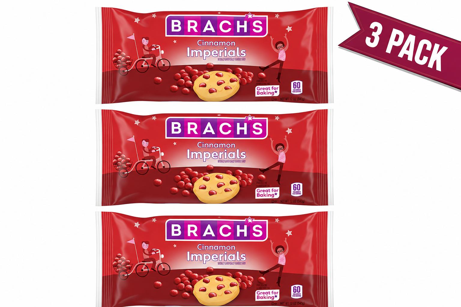 Brach's Cinnamon Imperials Candy, 12 oz, 3-Pack - Brach's